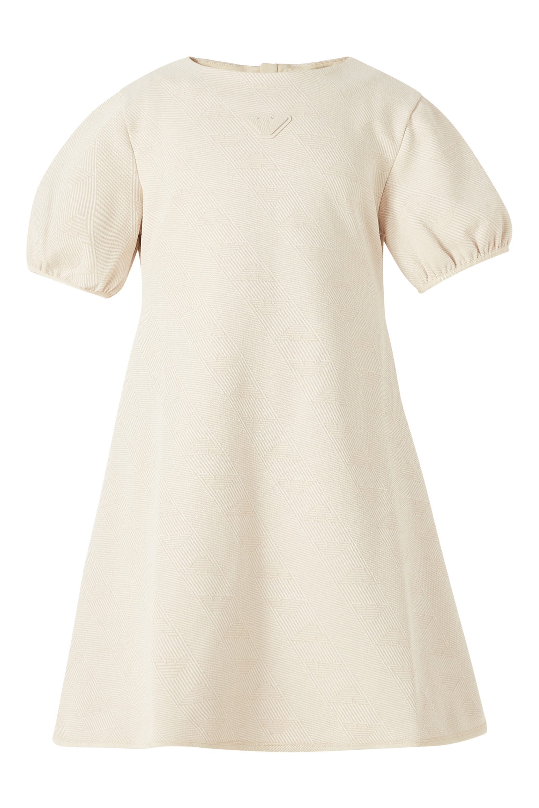 Kids Micro Eagle Logo Double Jersey  Dress