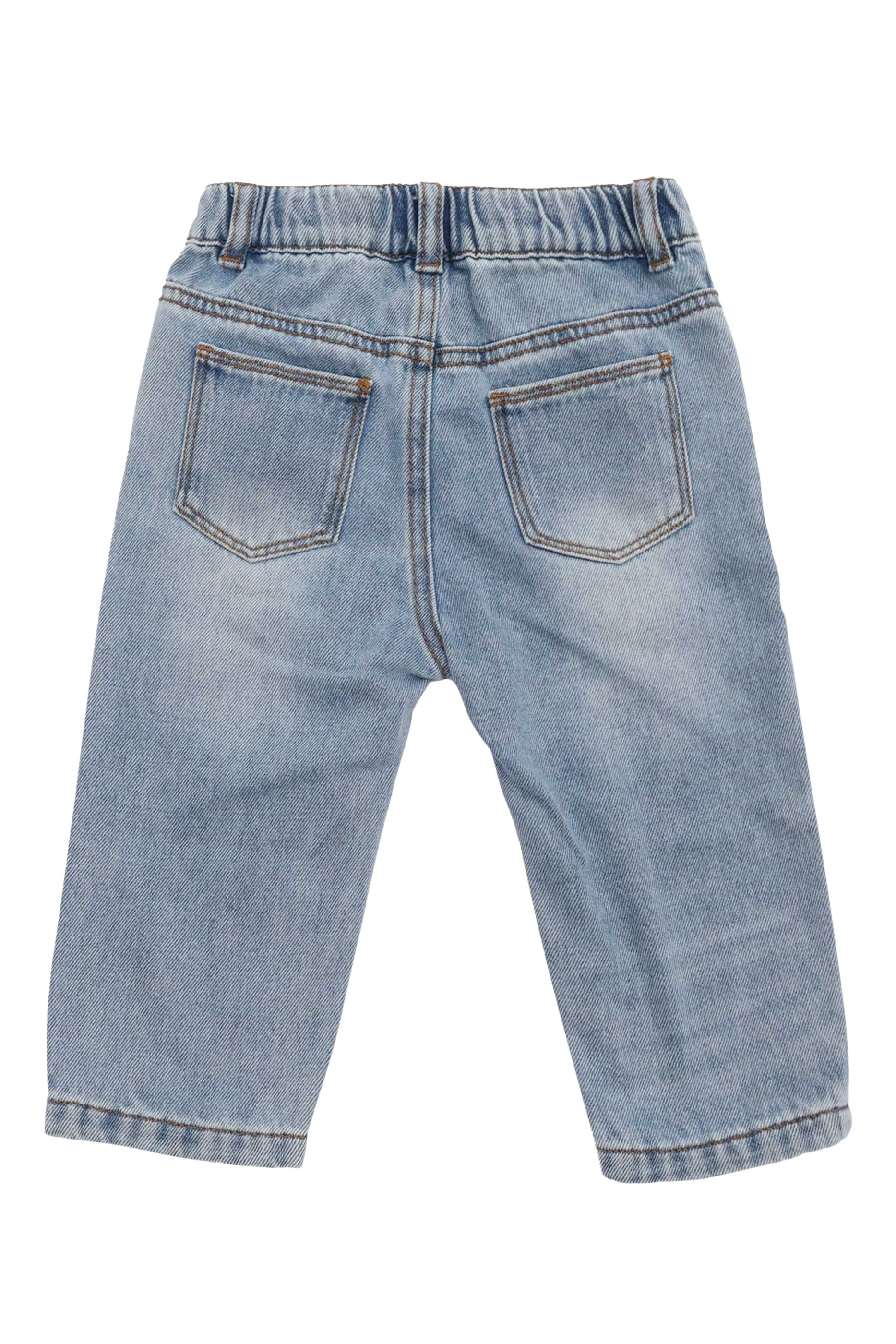 Kids Teddy Denim Straight Leg Pants