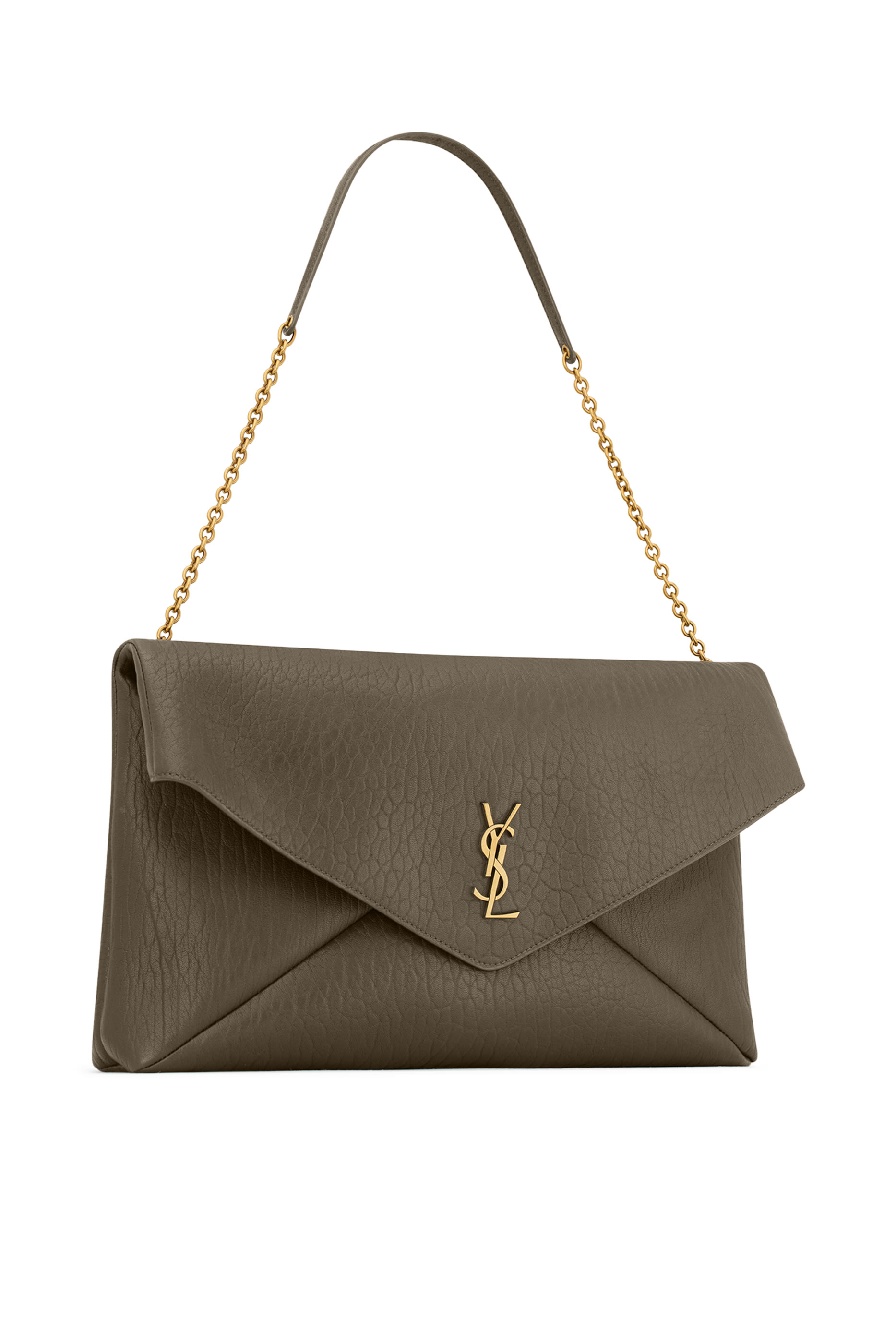  Cassandre Large Pouch on Chain in Lambskin