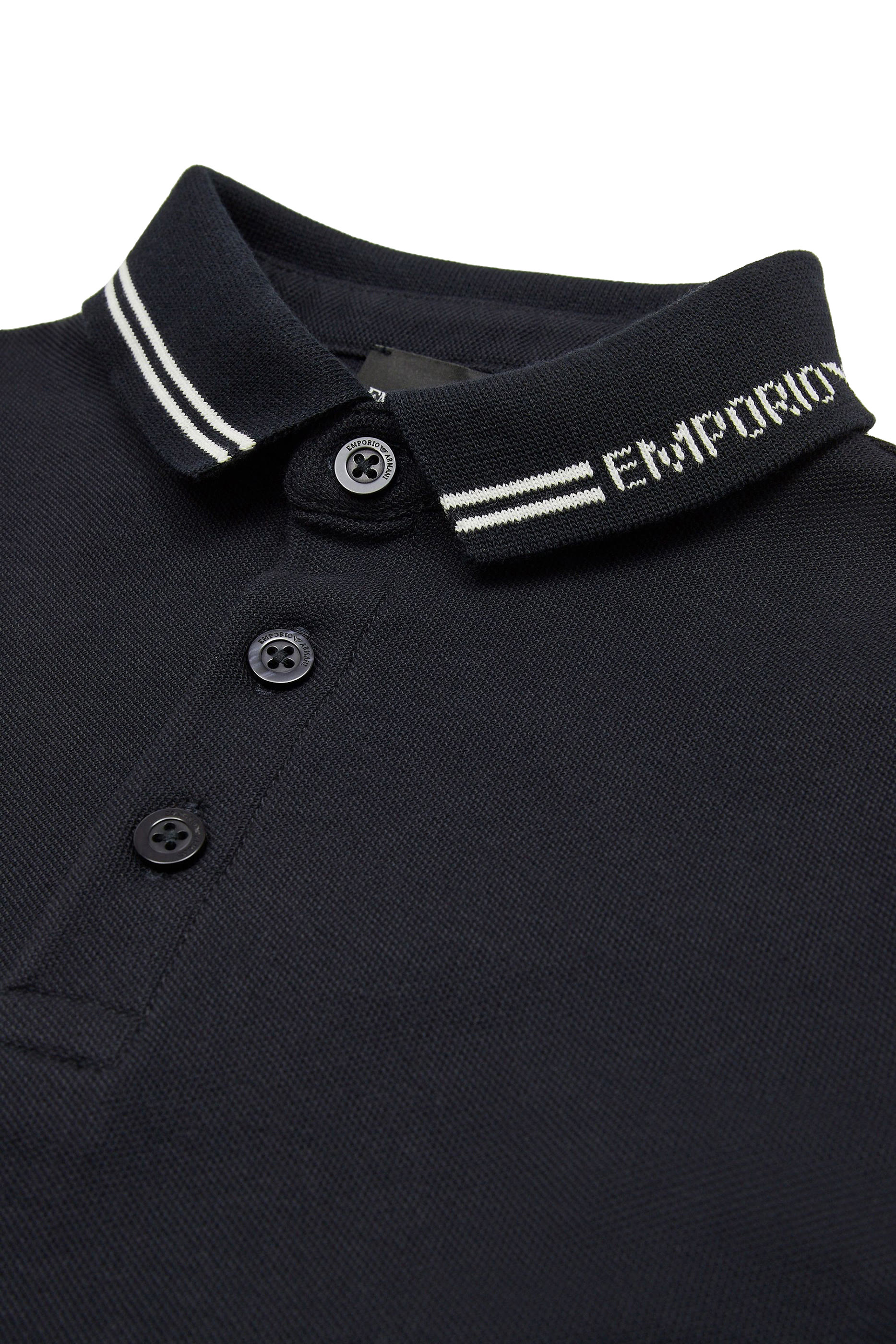 Kids EA Text Logo Polo Shirt