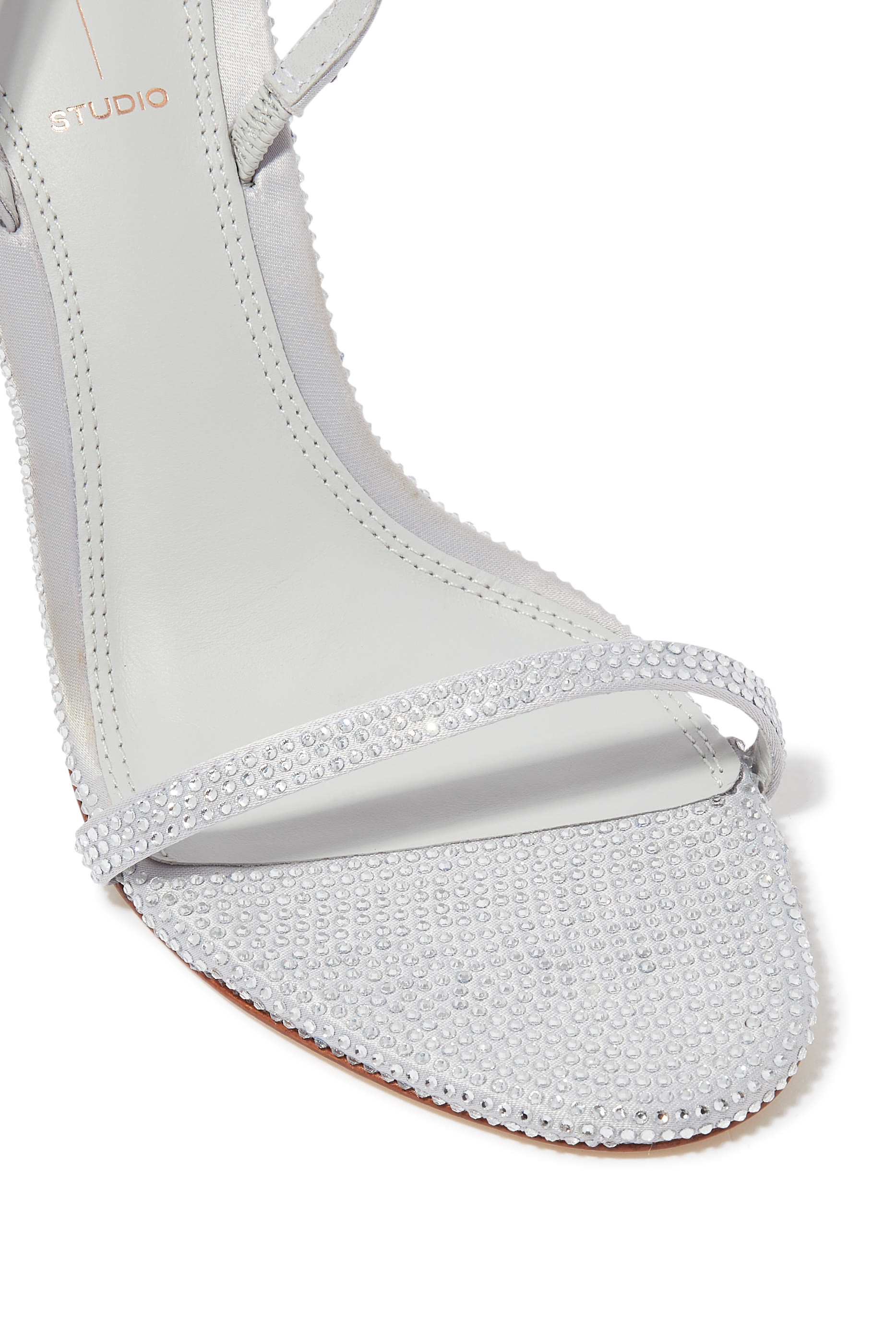 Luciana 100 Embellished Slingback Sandals