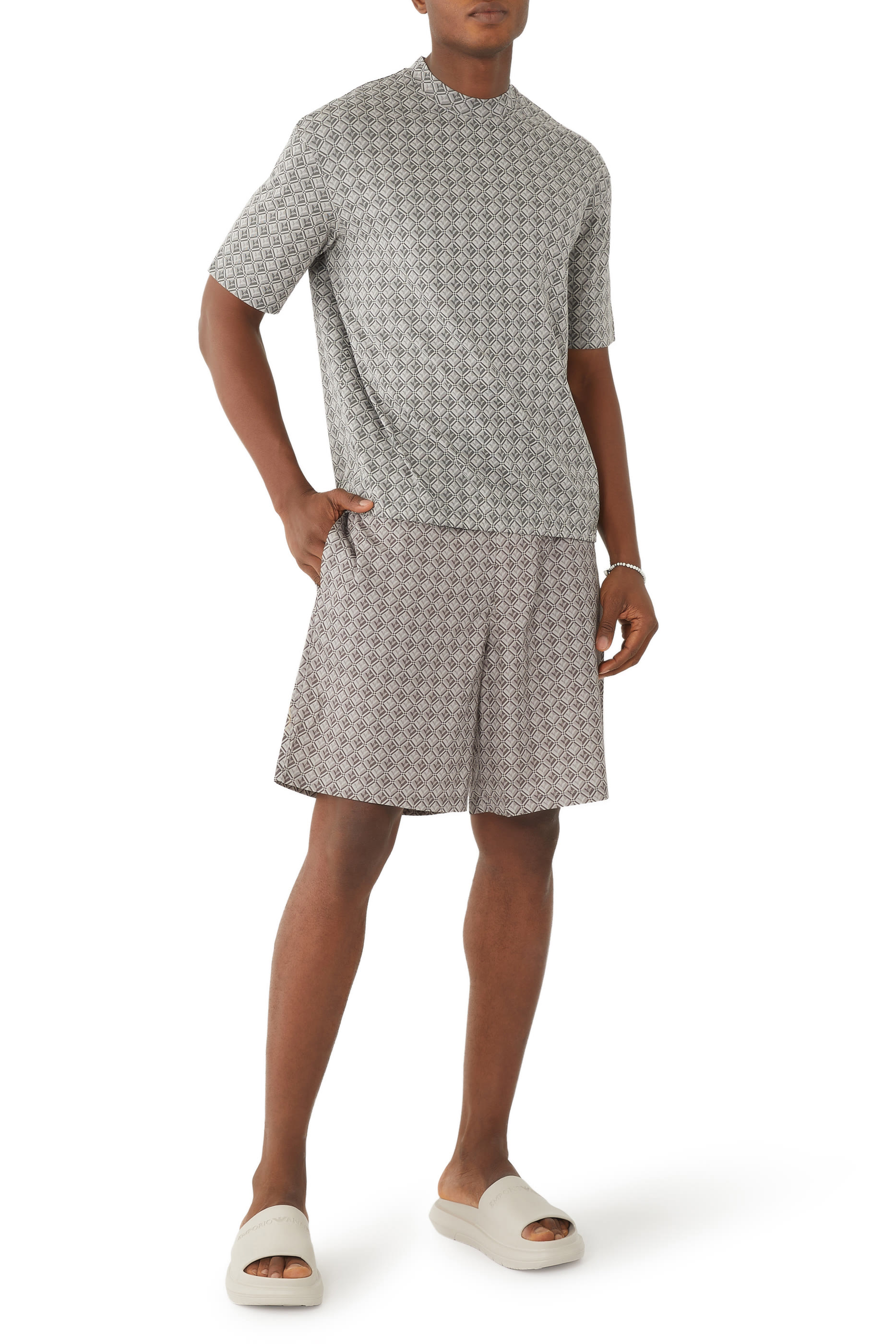 Micro Eagle Logo Shorts