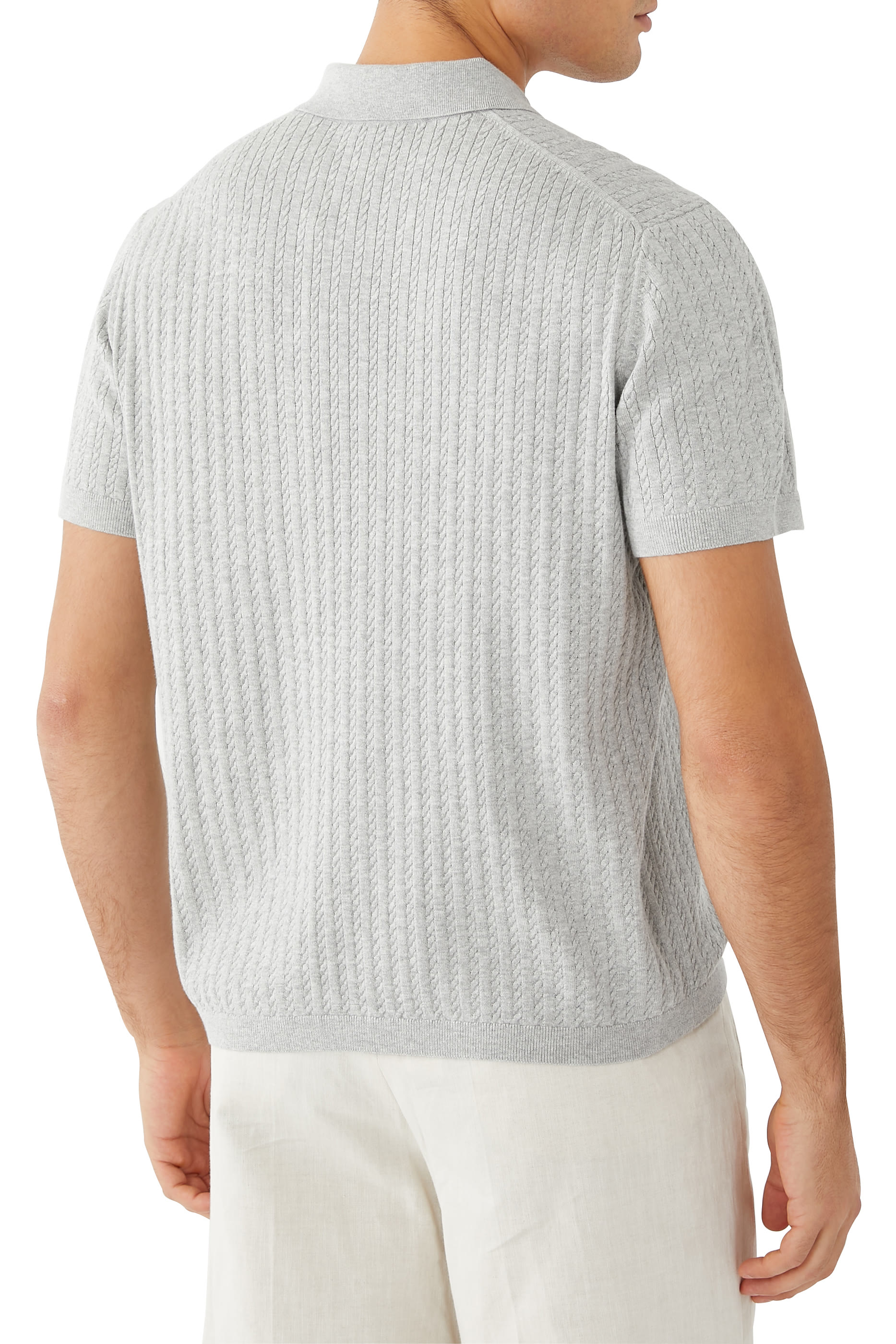Knitted Polo Shirt