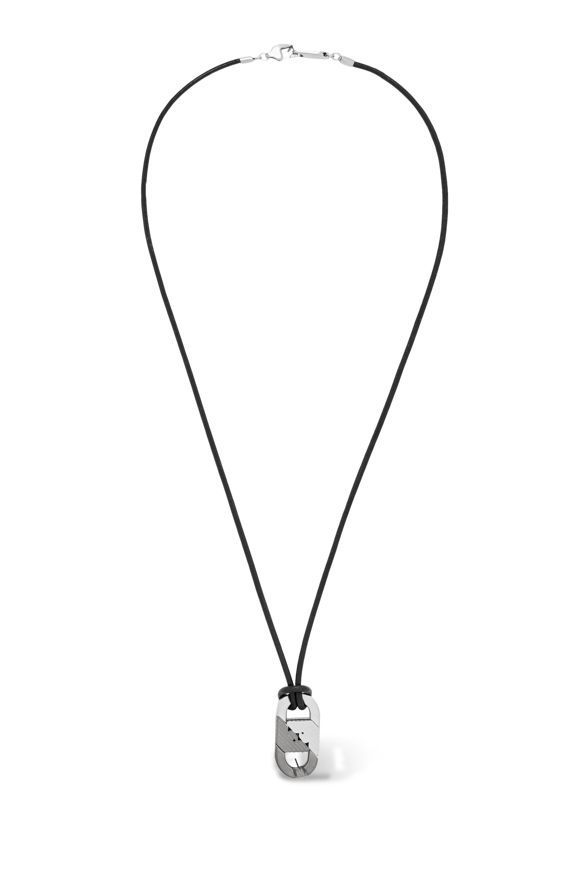 Eagle Logo Necklace, Leather