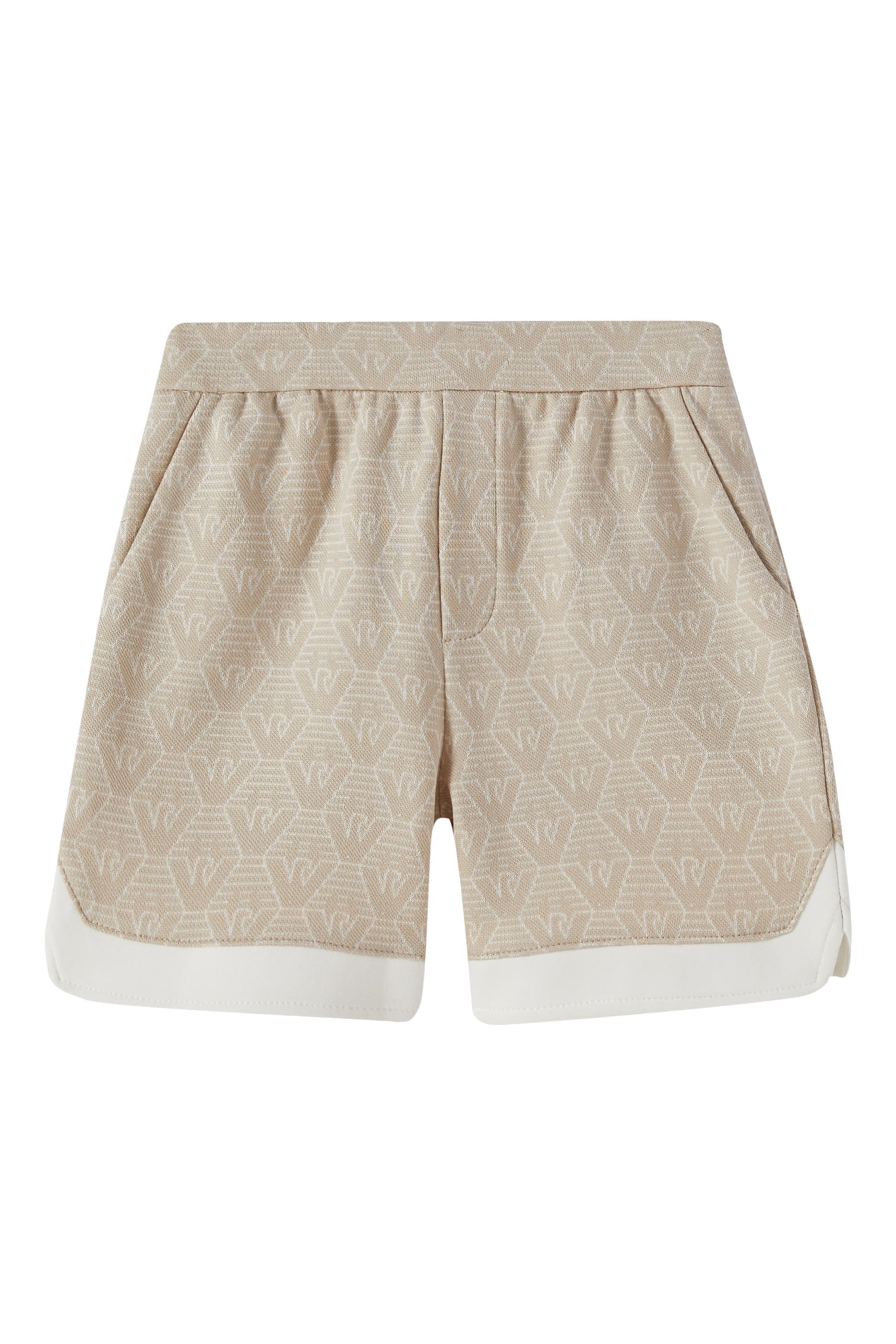 Kids Cotton Eagle Logo Shorts