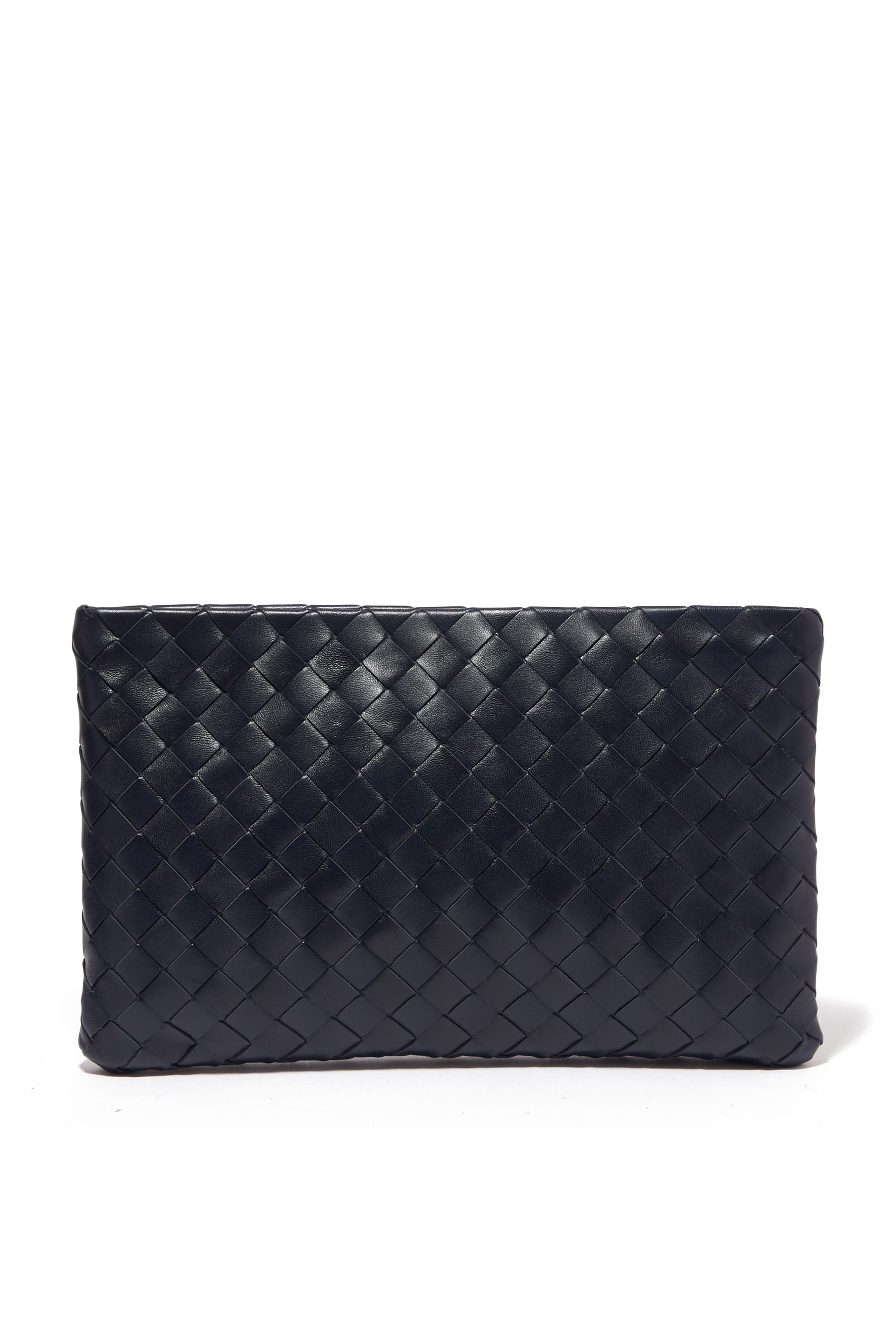 Medium Intrecciato Leather Pouch