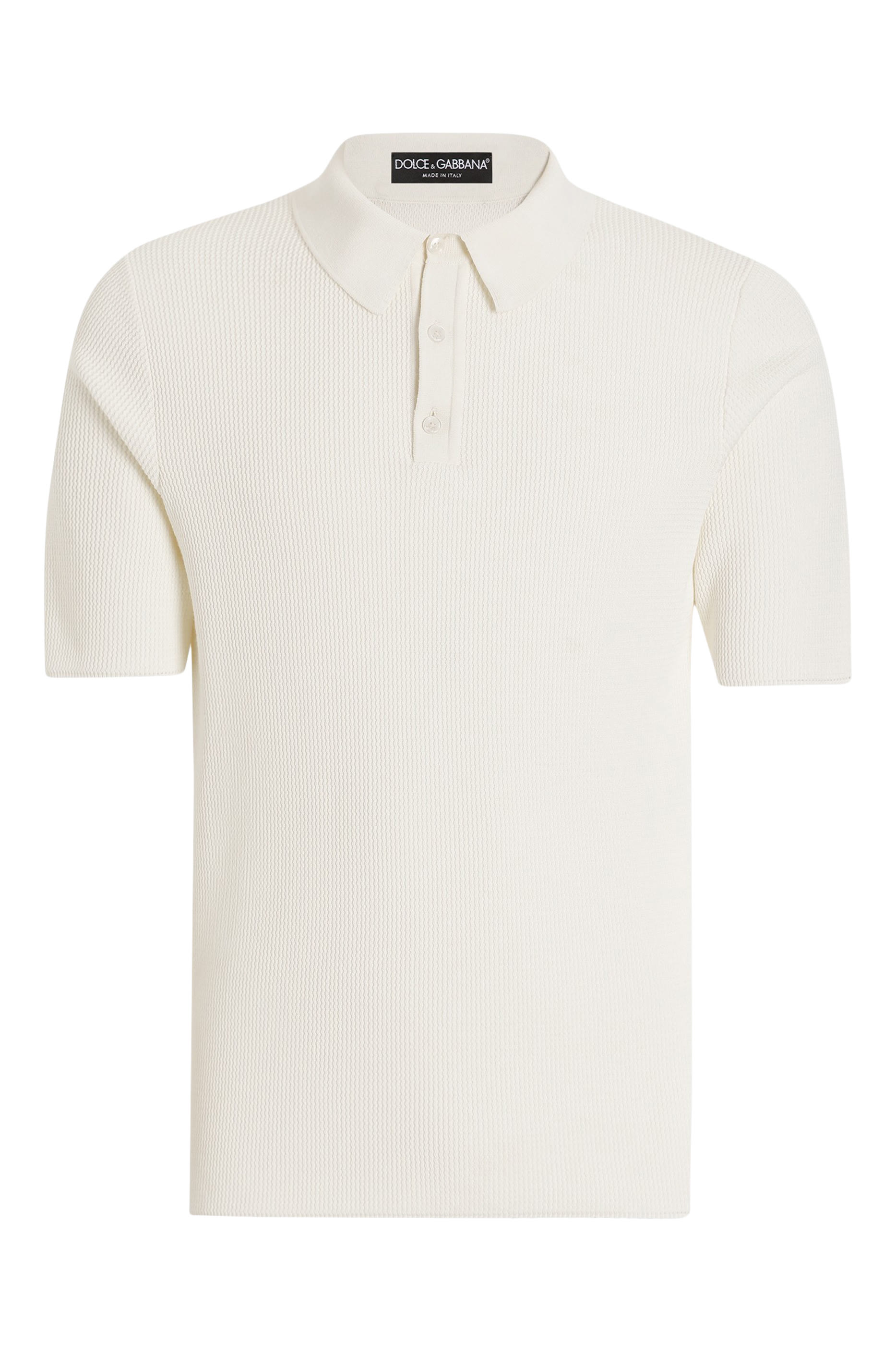 Short Sleeve Cotton Knit Polo Shirt