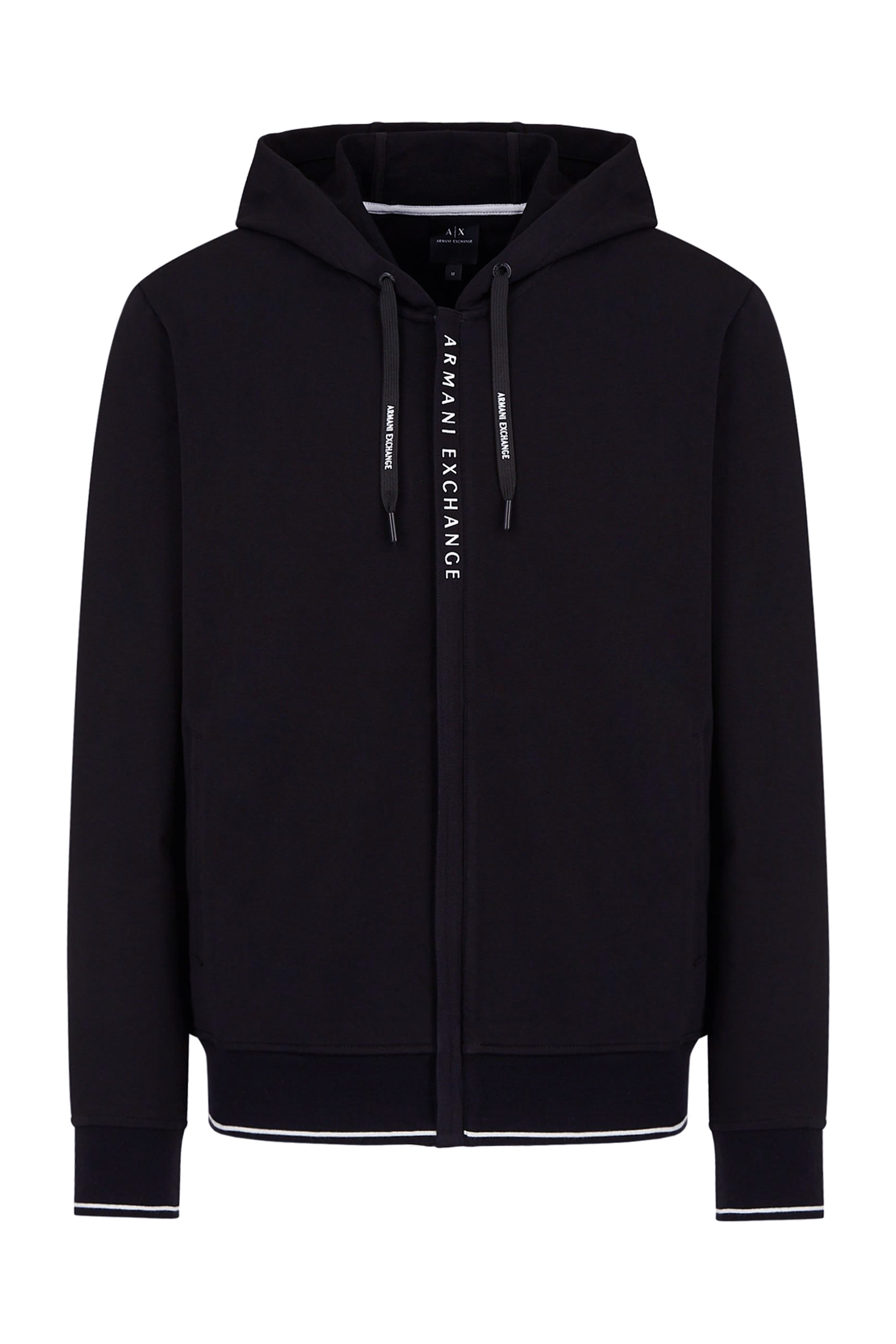 Logo Print Zip-Up Hoodie
