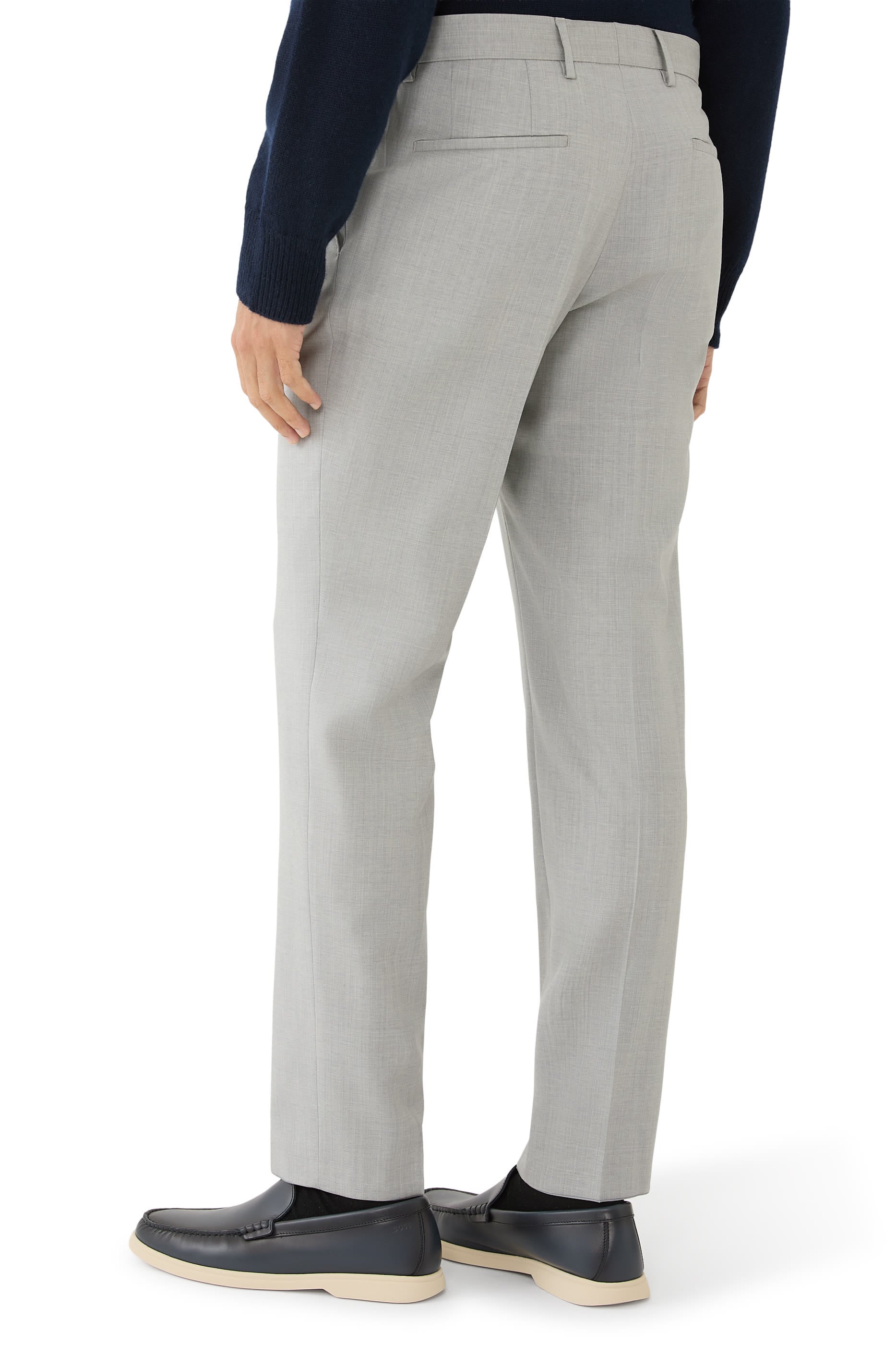  Slim-Fit Trousers in Virgin-Wool Serge 