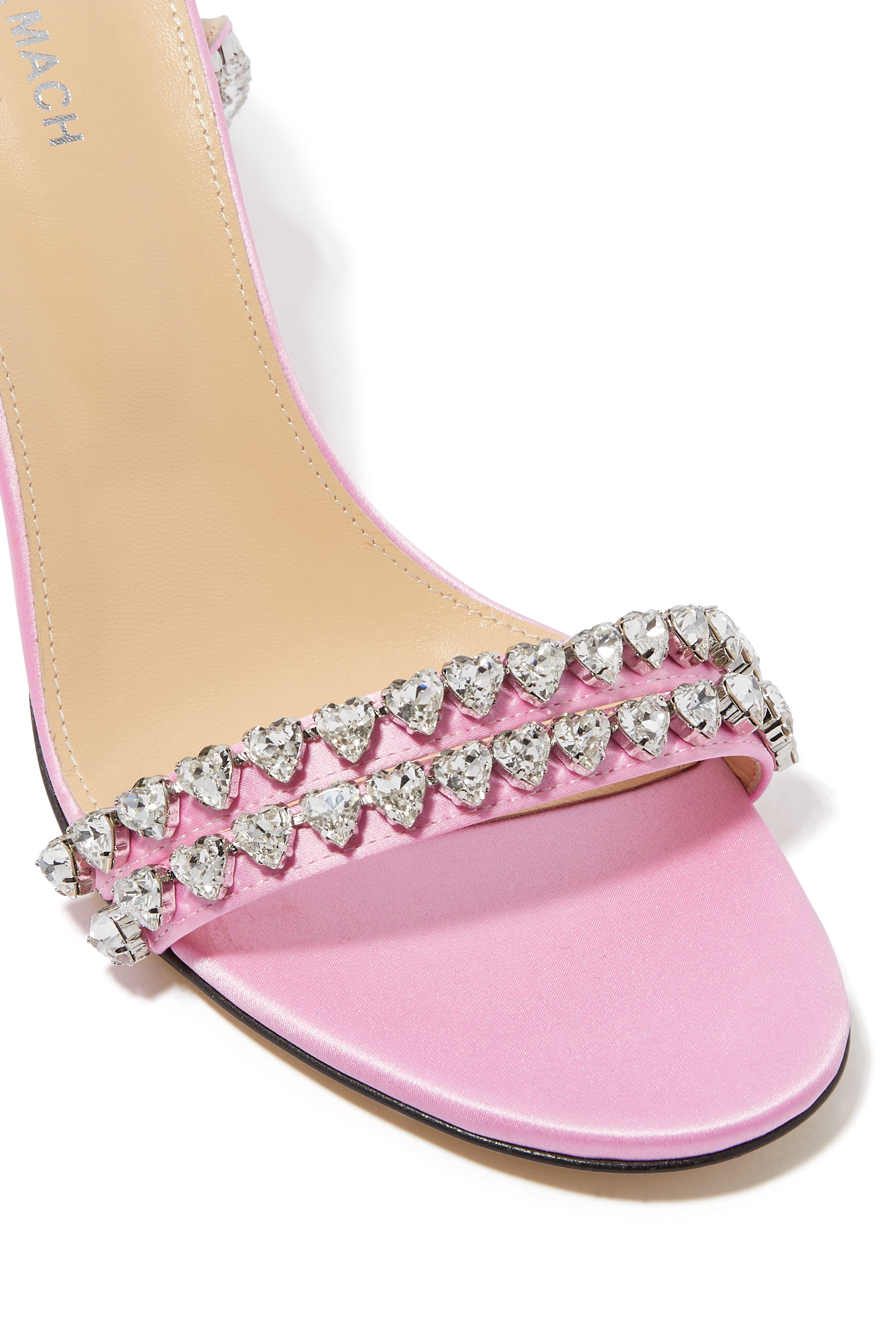 Audrey 95 Satin Sandals