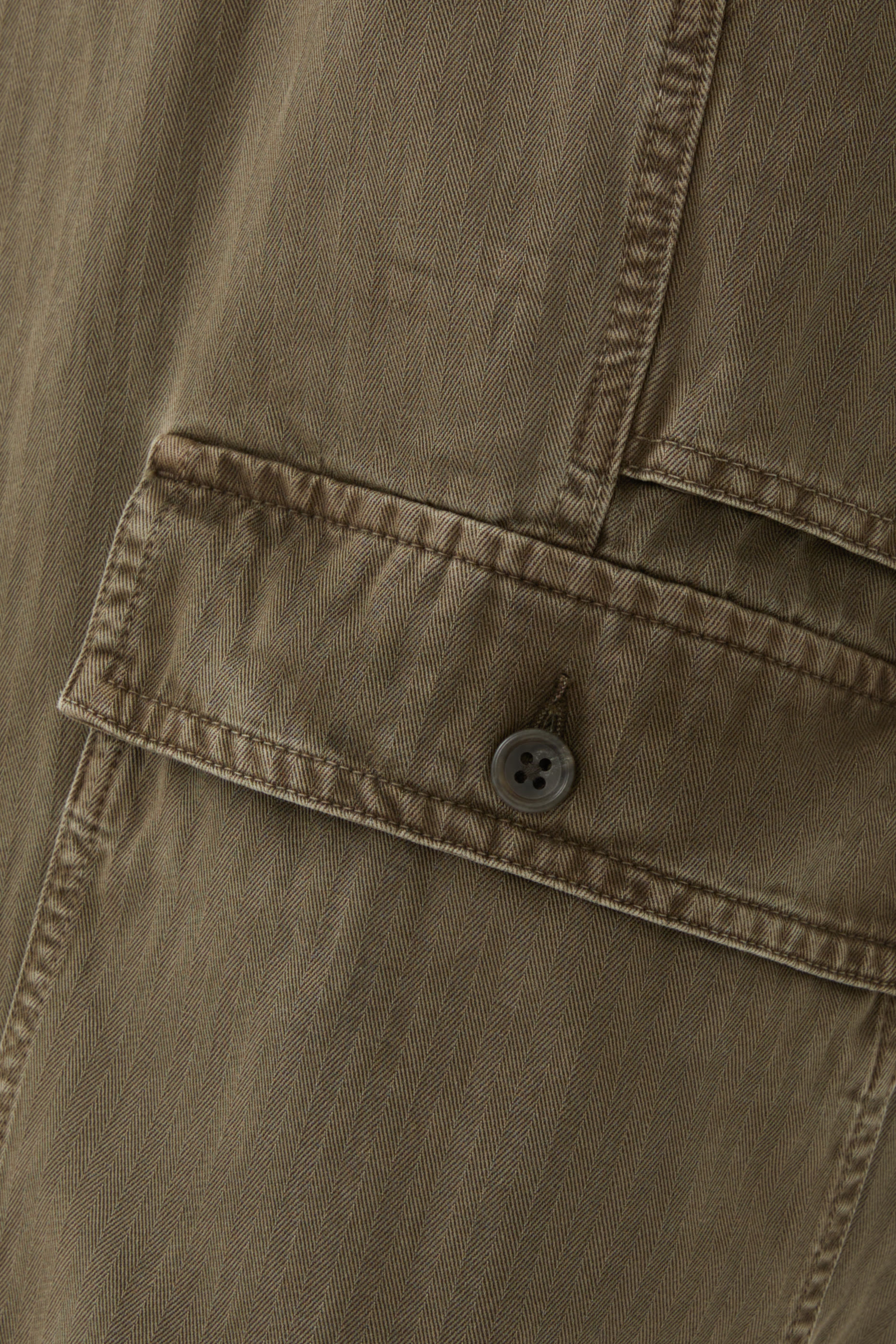 Herringbone Twill Utility Pants