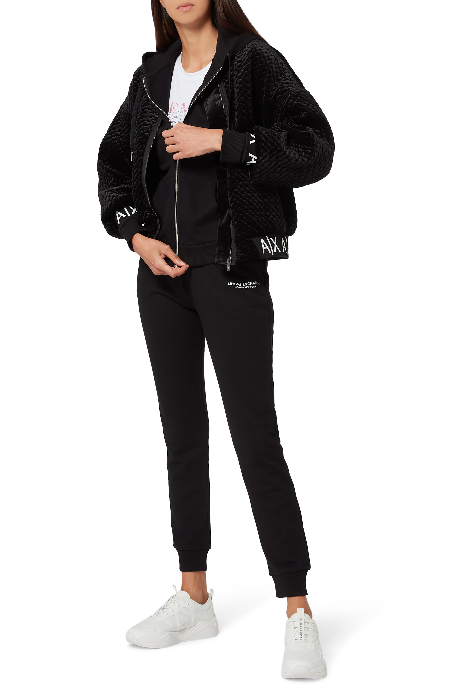 Clean Logo Active Zip Hoodie