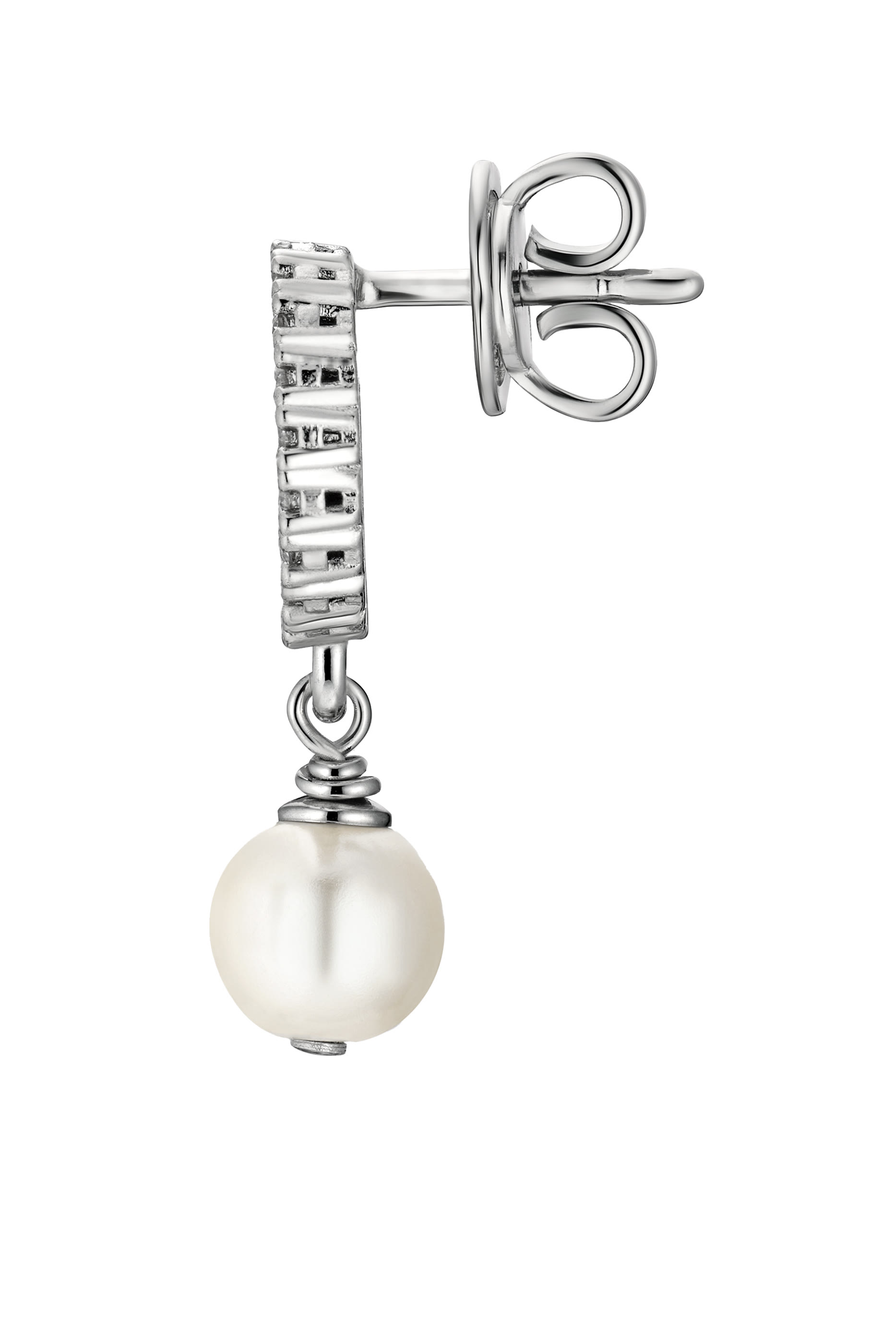 Crystal And Pearl Earrings