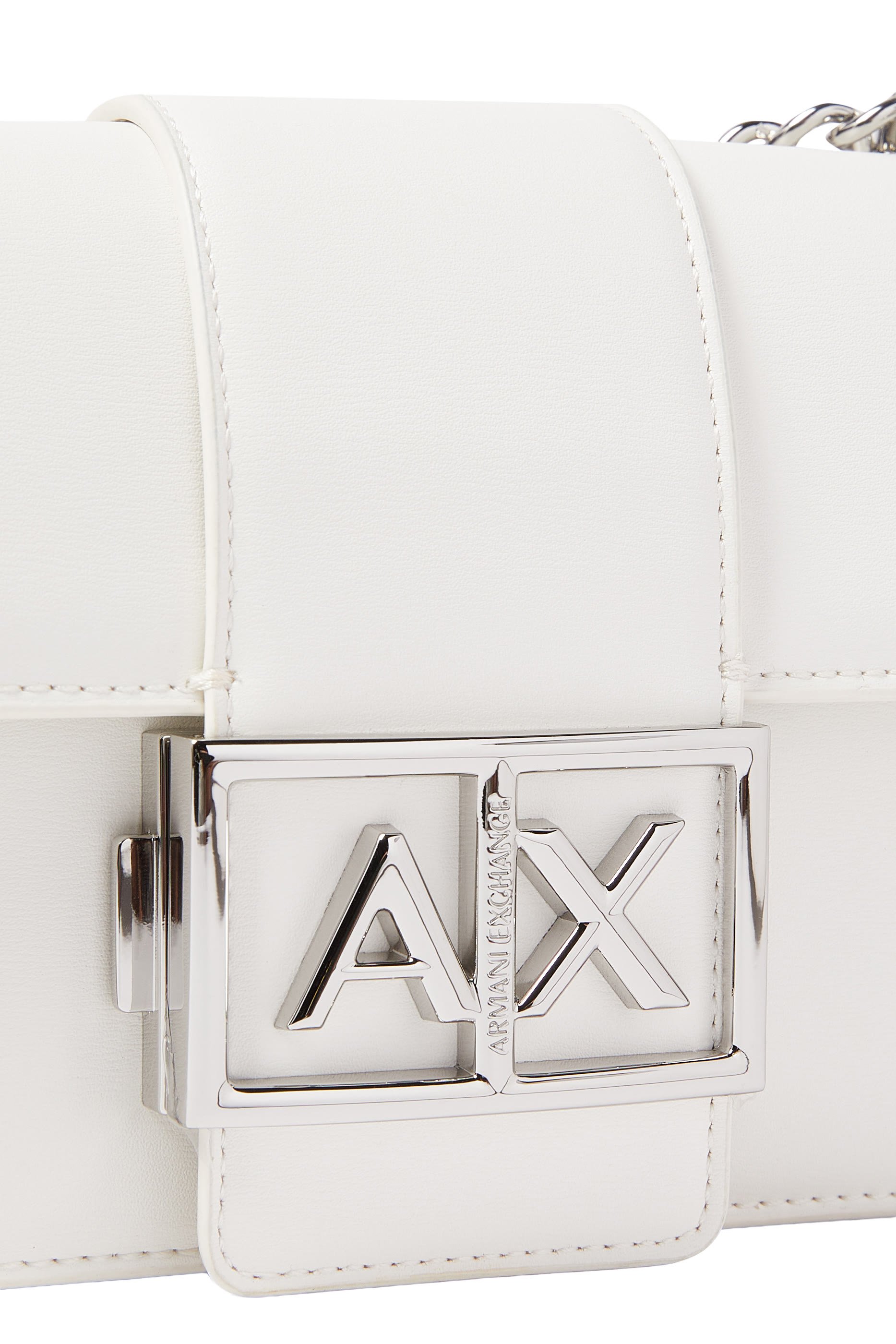 Metal Logo Shoulder Bag