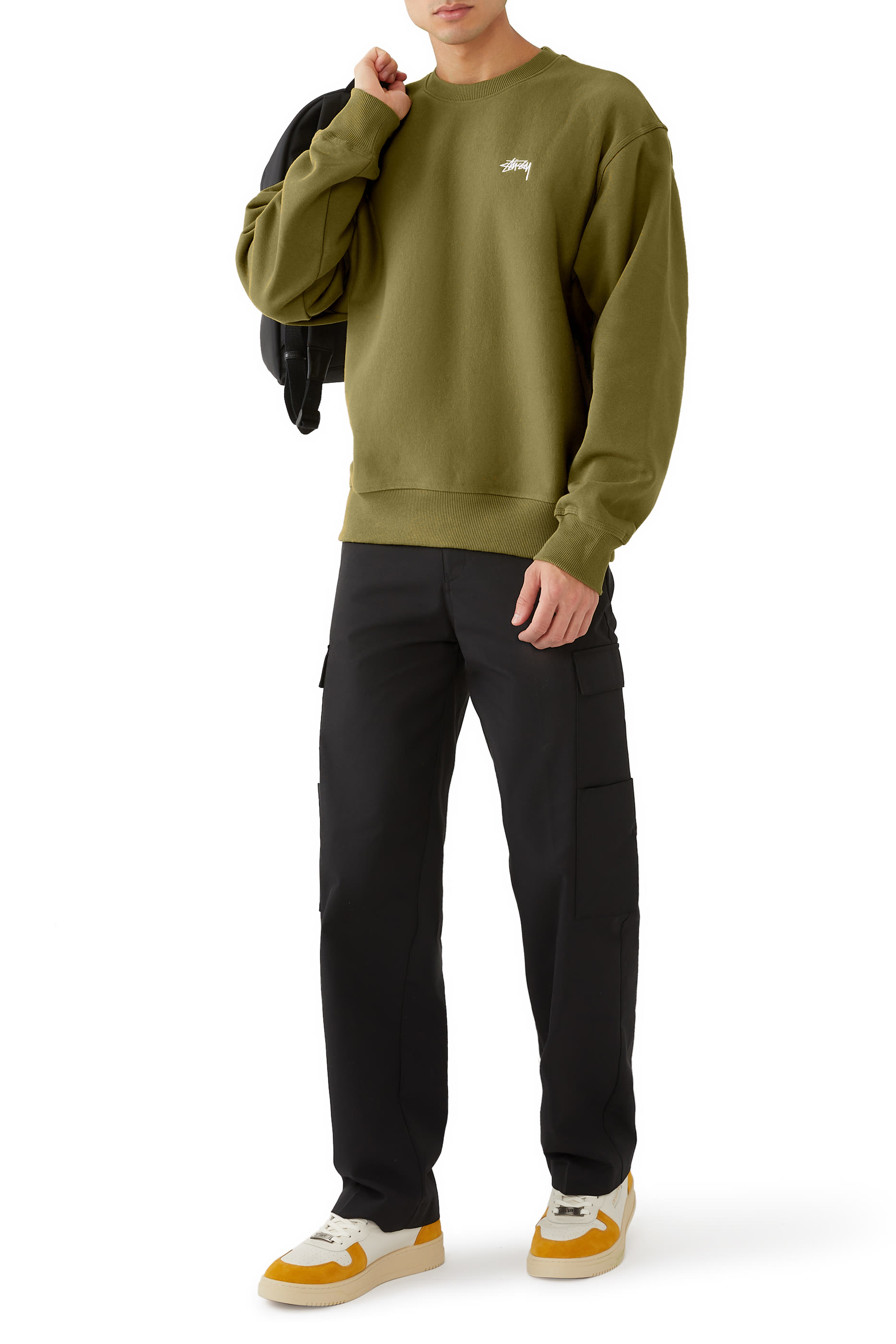 Stock Logo Crew Sweatshirt