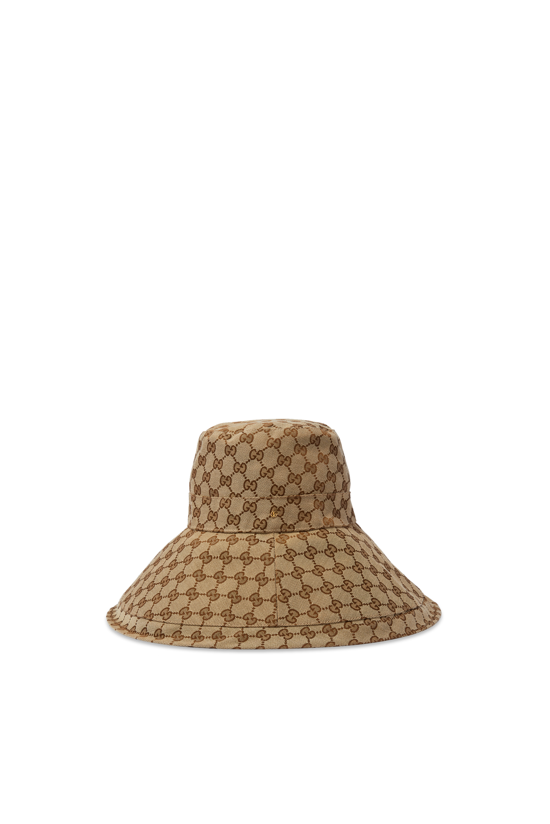 GG Canvas Wide Brim Hat