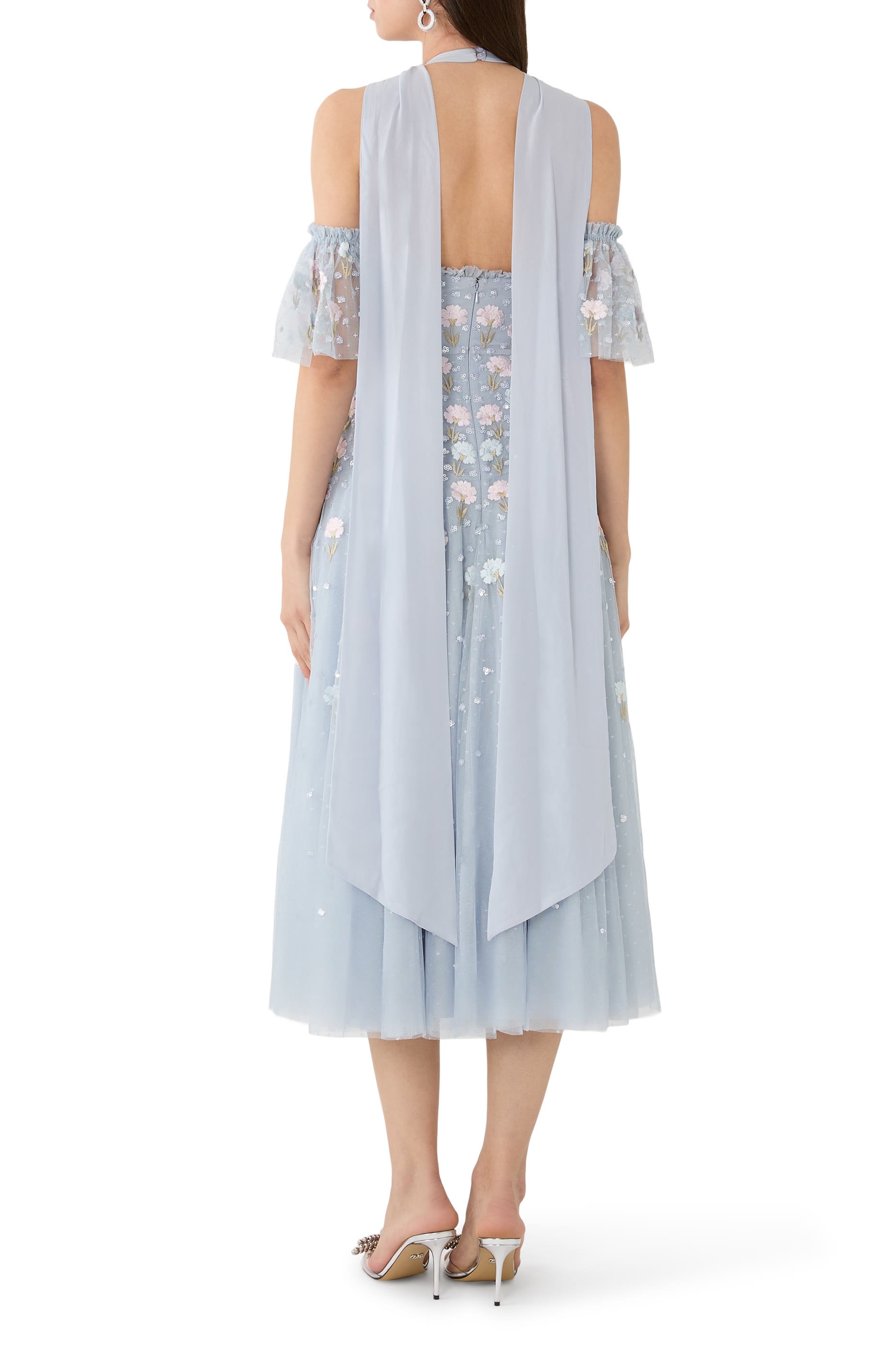 Dandelion Ditsy Halter-Neck Ballerina Dress