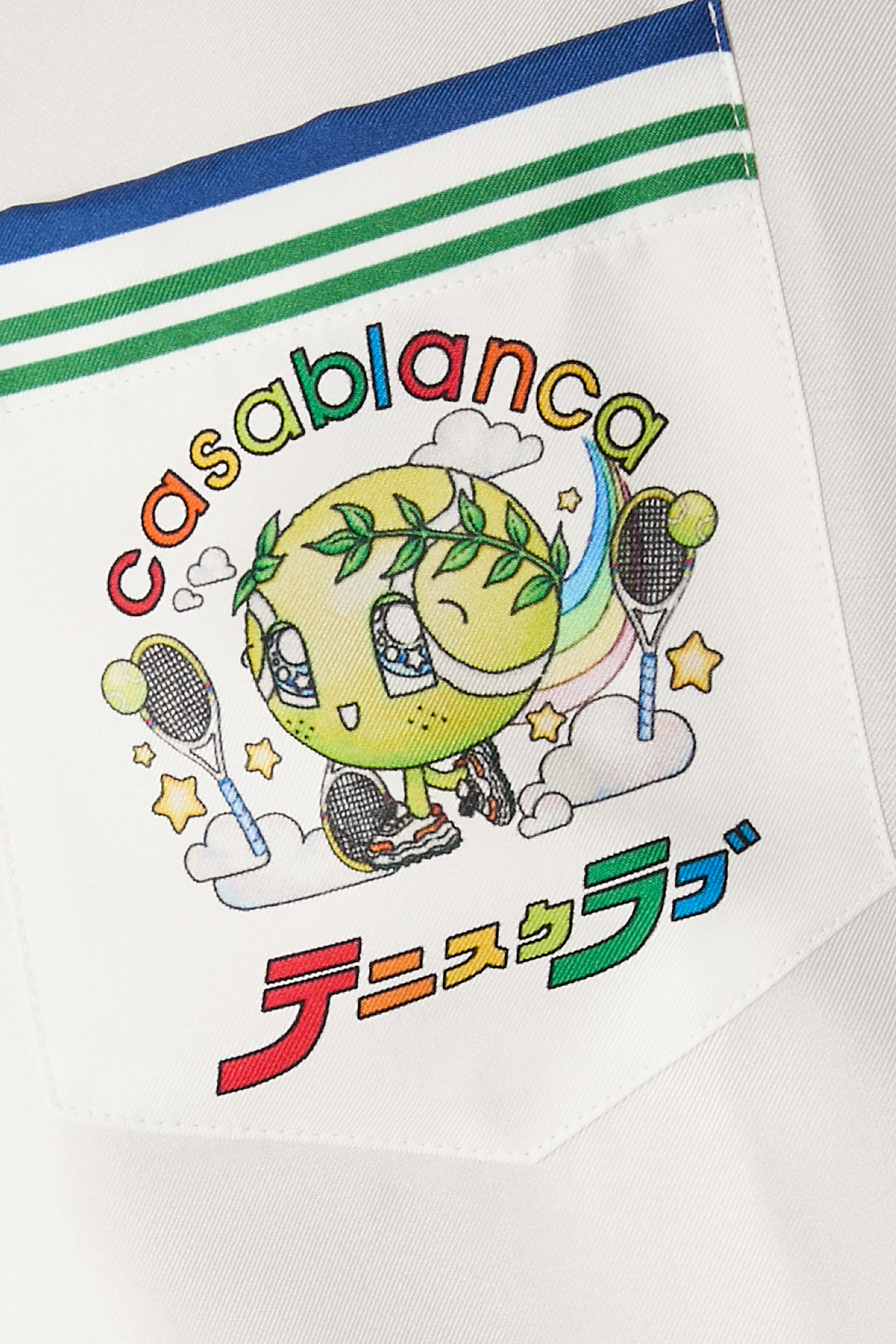 Tennis Mascot Silk Twill Shirt 