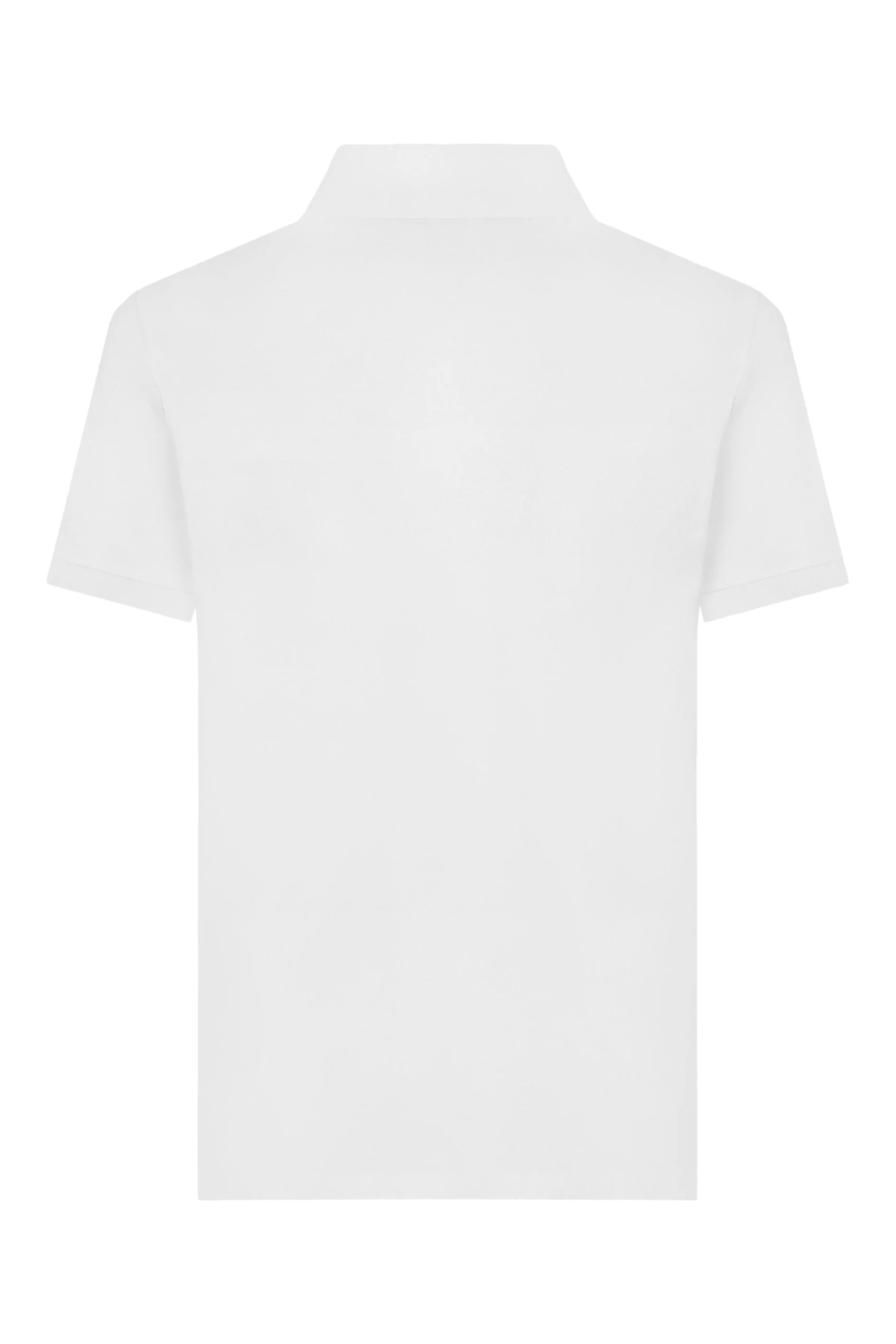 Kids Pique Polo-Shirt with Logo Tag