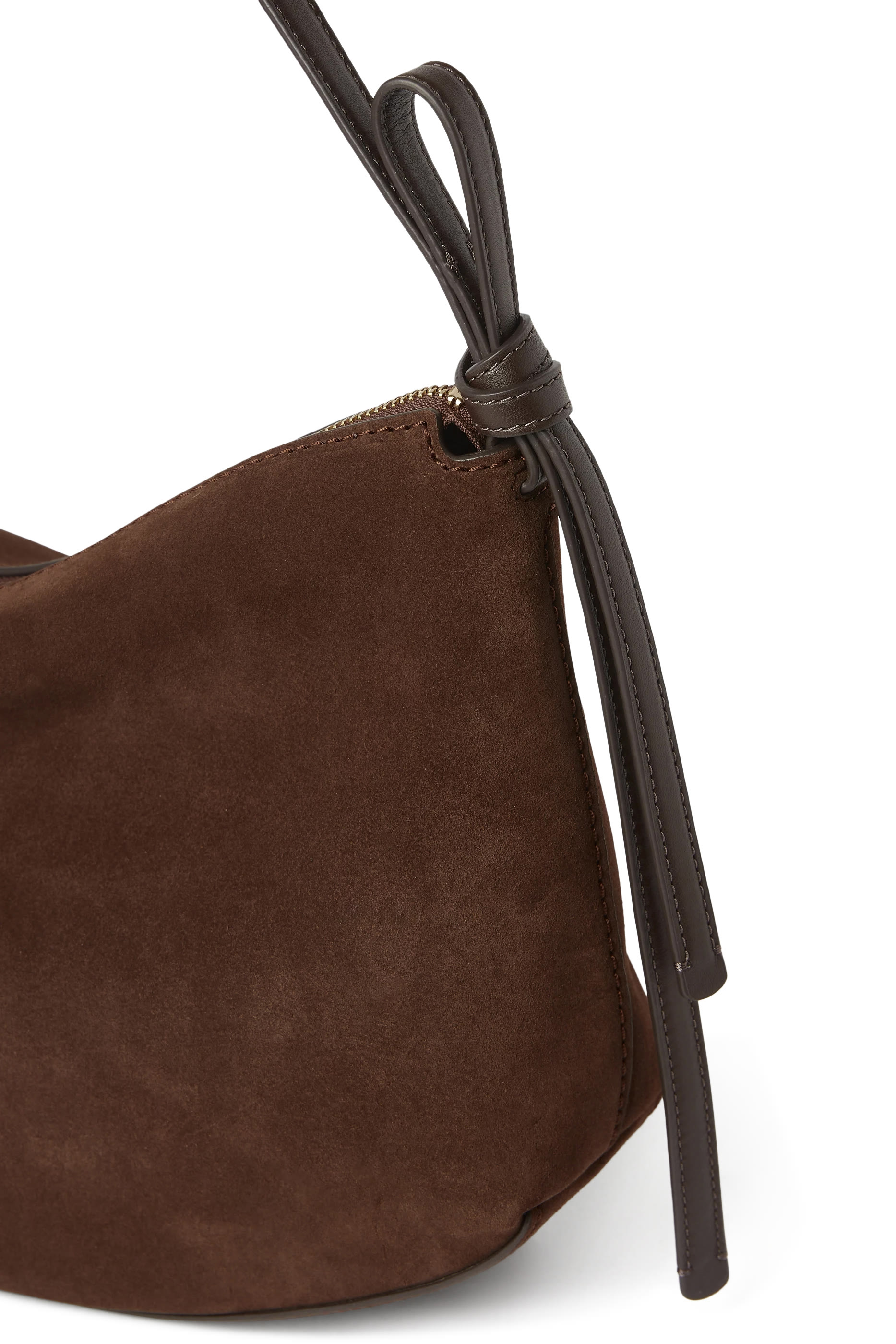 Loop Suede Shoulder Bag