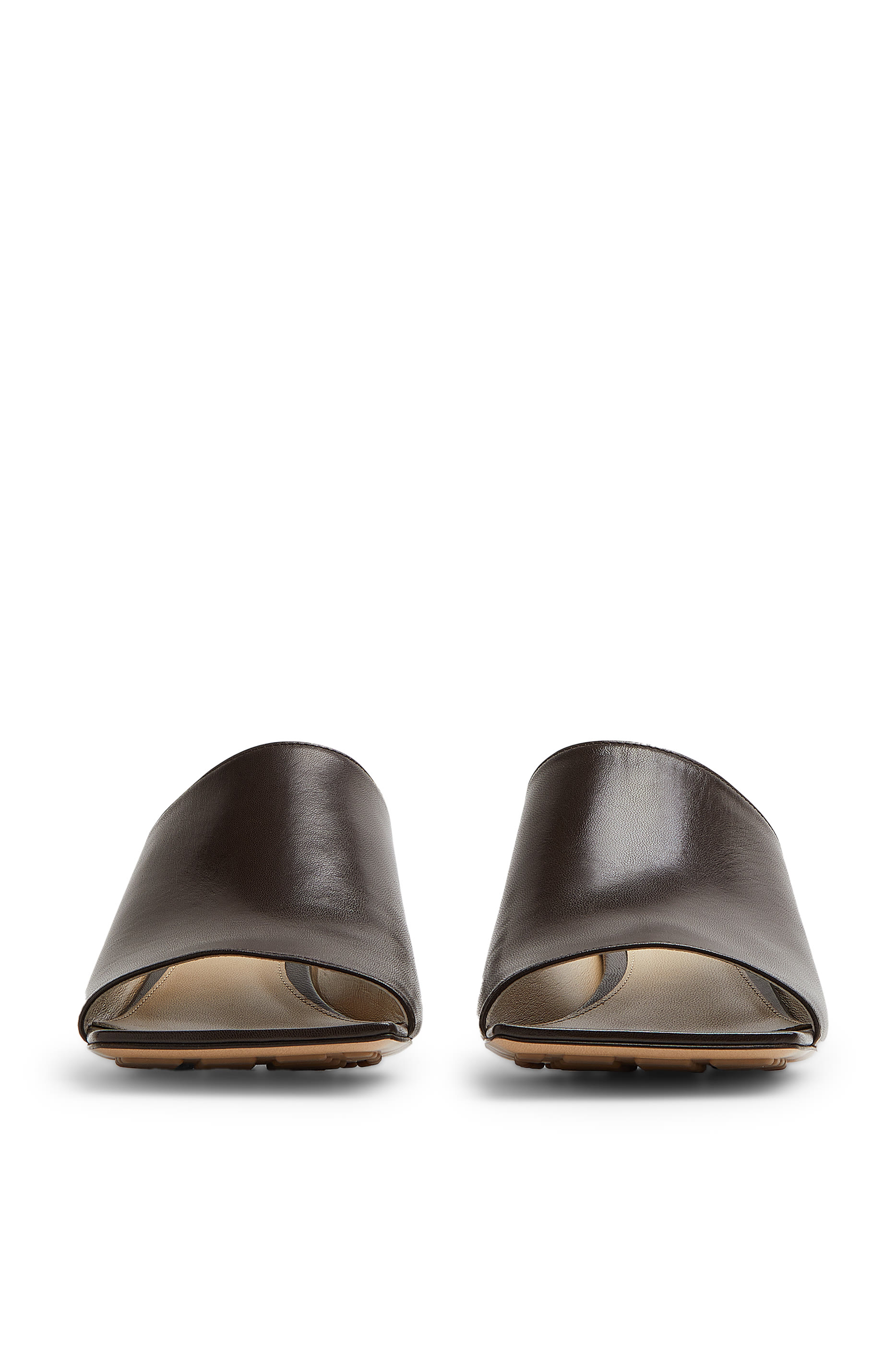 Stretch Leather Mules