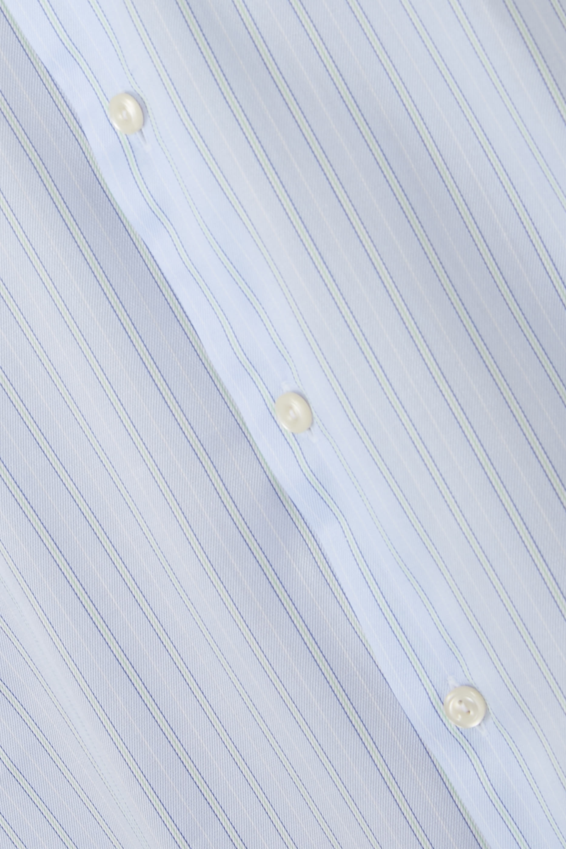 Striped Collar Signature Twill Shirt