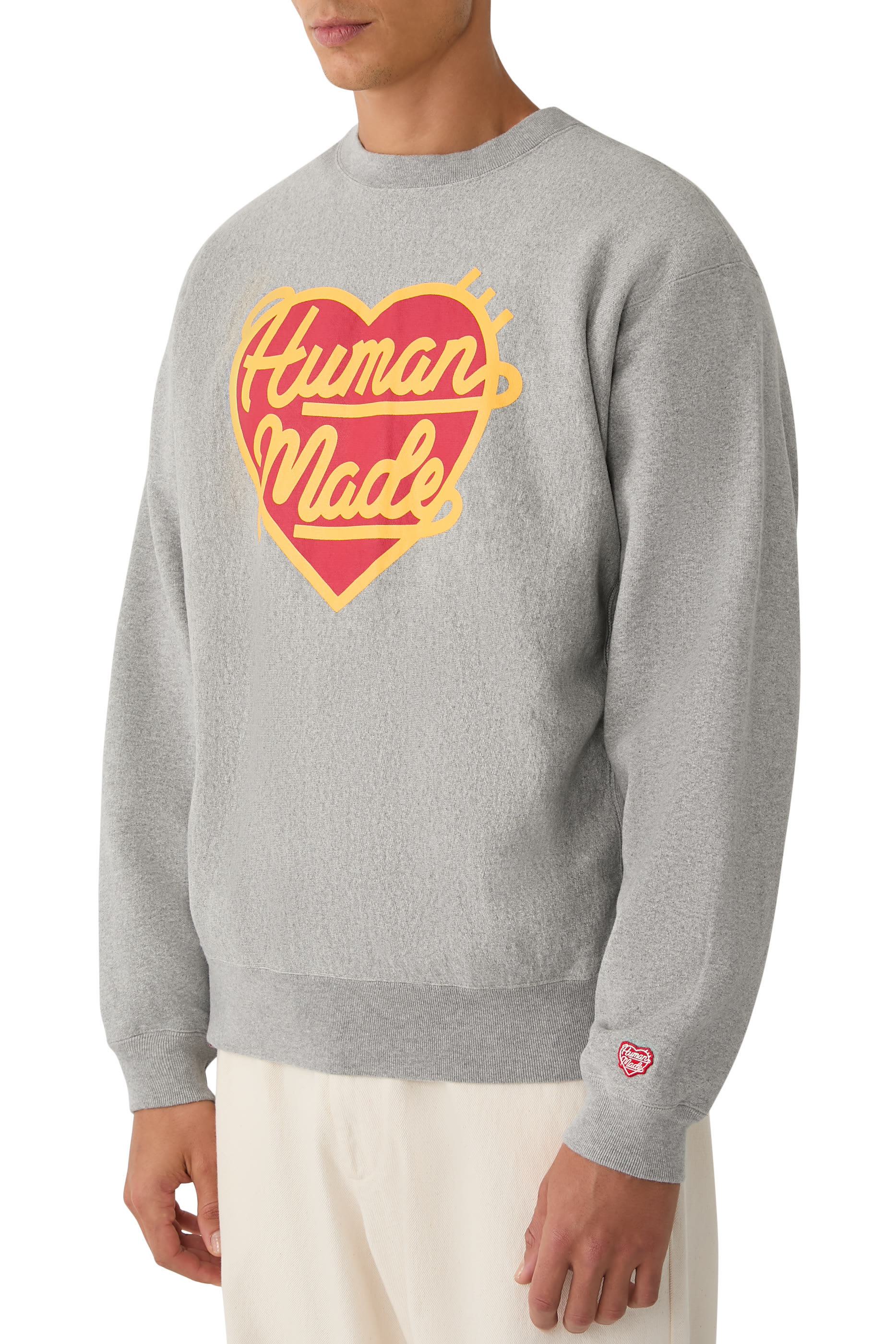 Heart Motif Graphic Sweatshirt