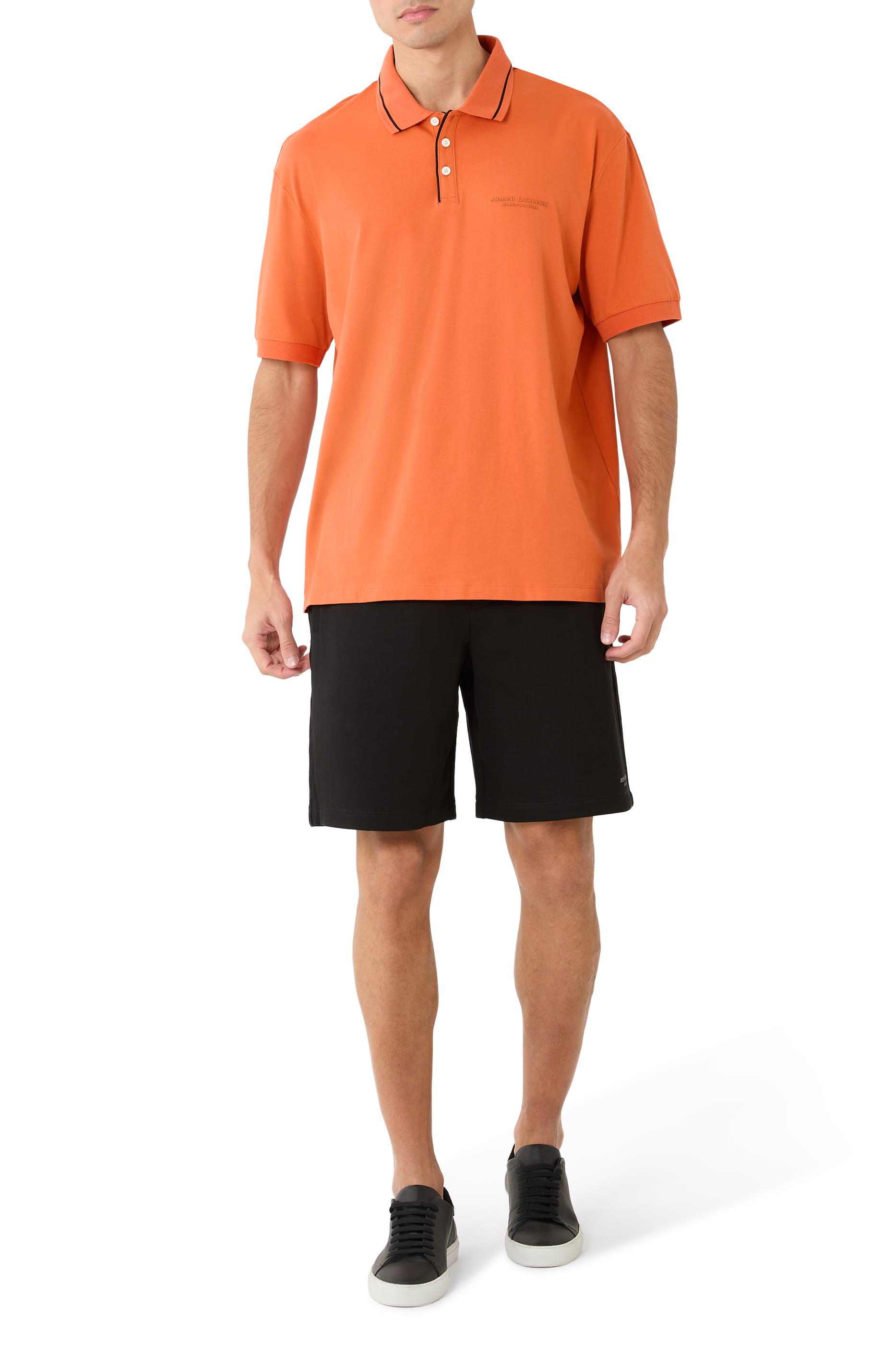  Regular Fit Polo Shirt in Stretch Jersey