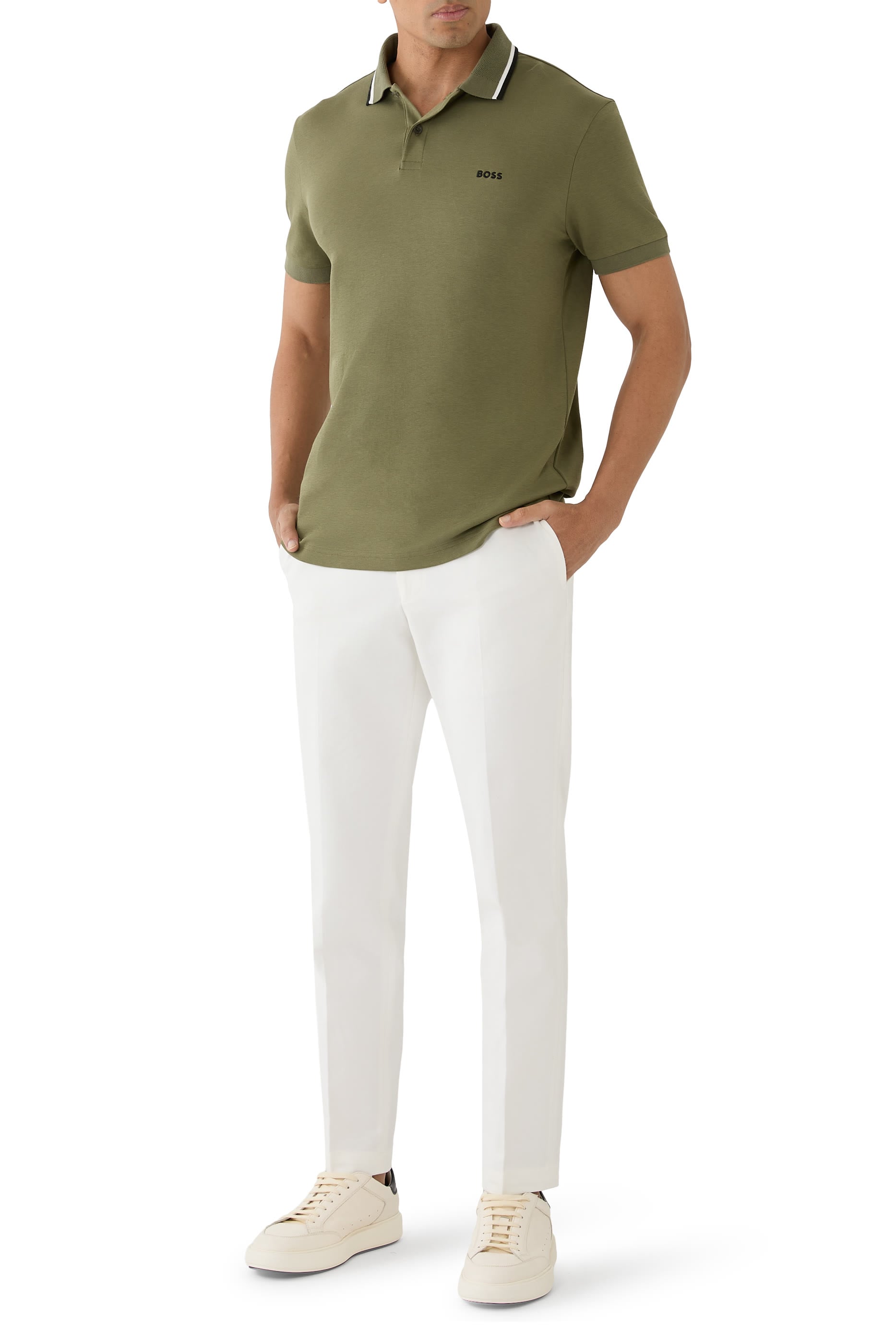 Paddy Polo Shirt in Cotton Piqu&eacute; 