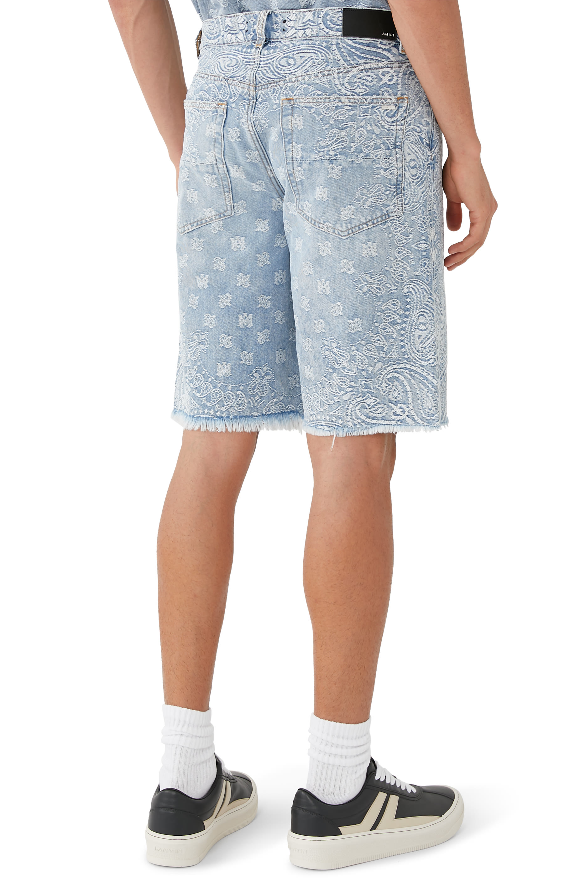 Bandana Jacquard Skater Shorts