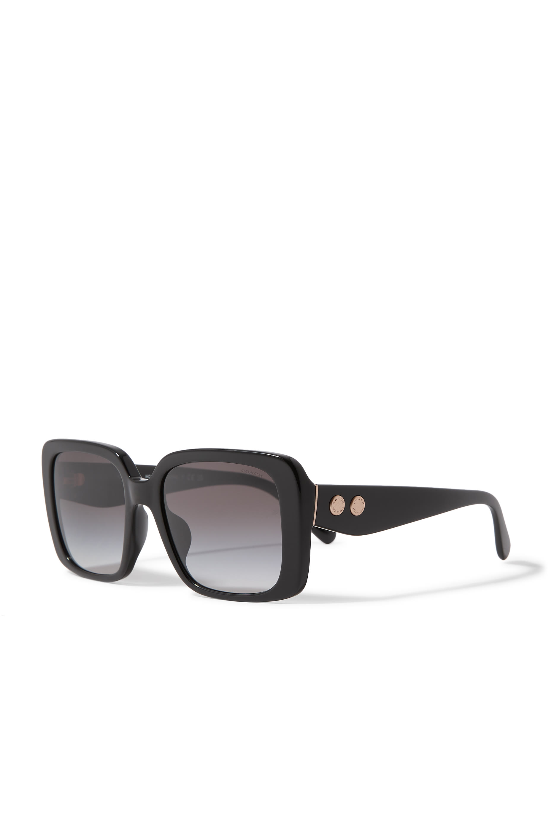 Rouge Watercolor Square Sunglasses
