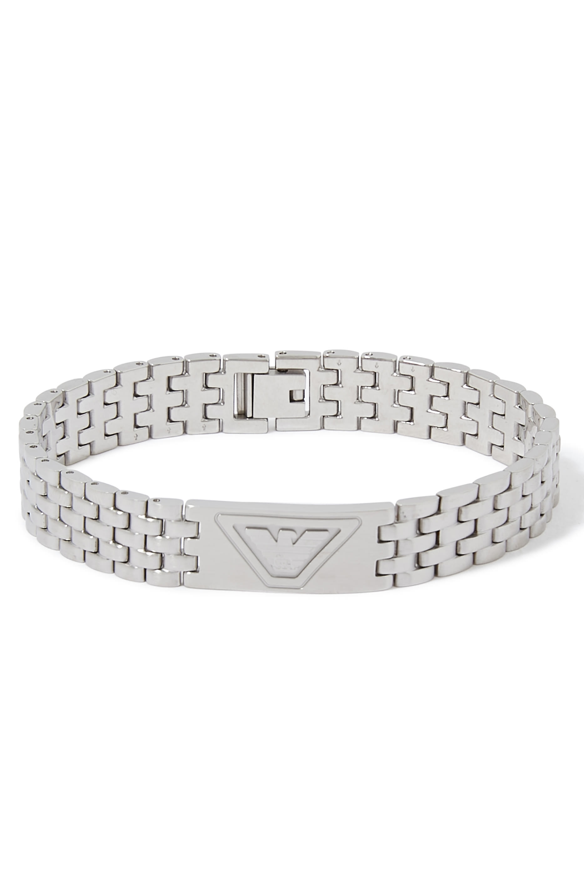 Eagle Logo Bracelet, Stainless Steel