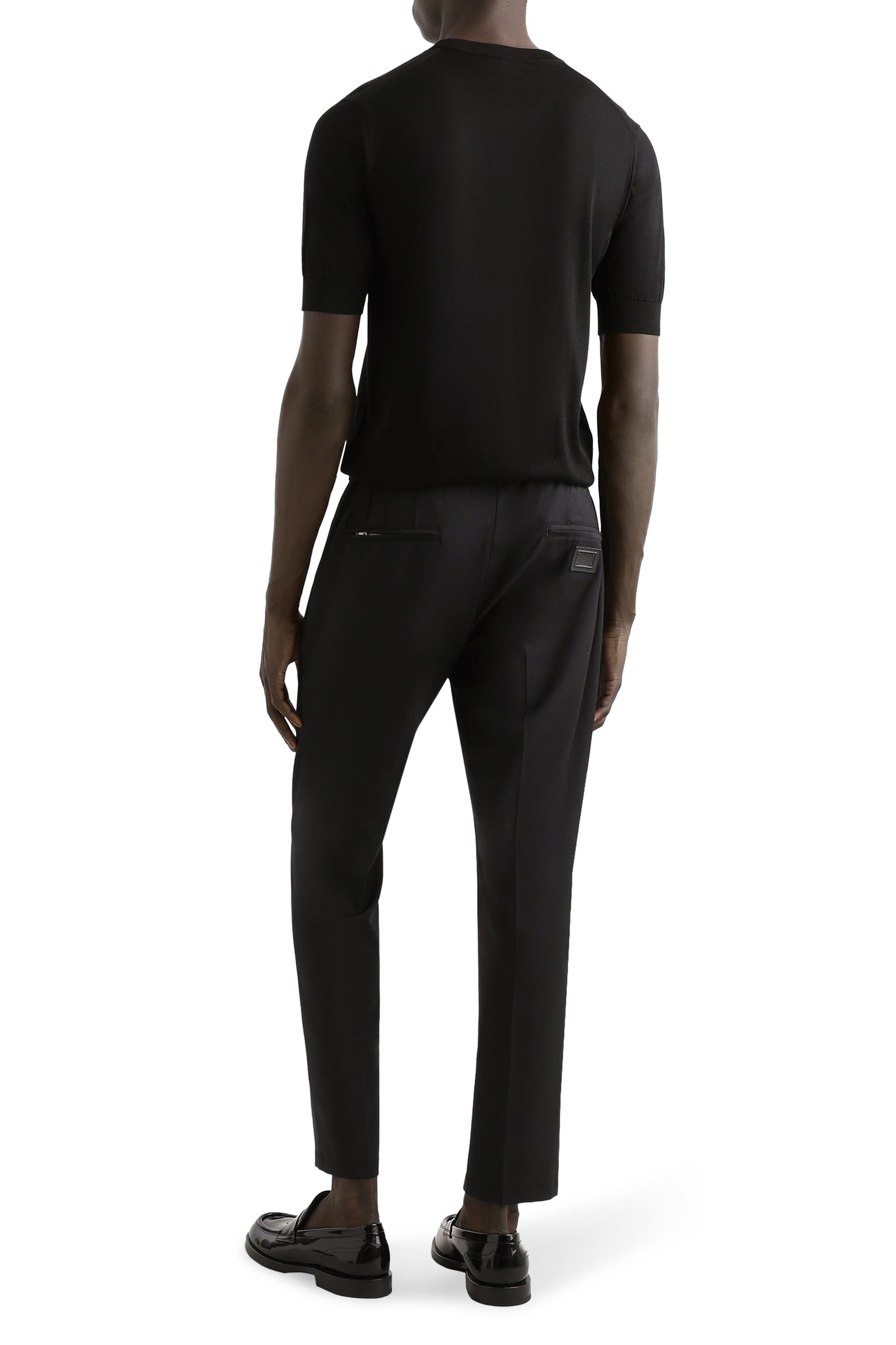 Silk Round Neck Sweater With DG Embroidery