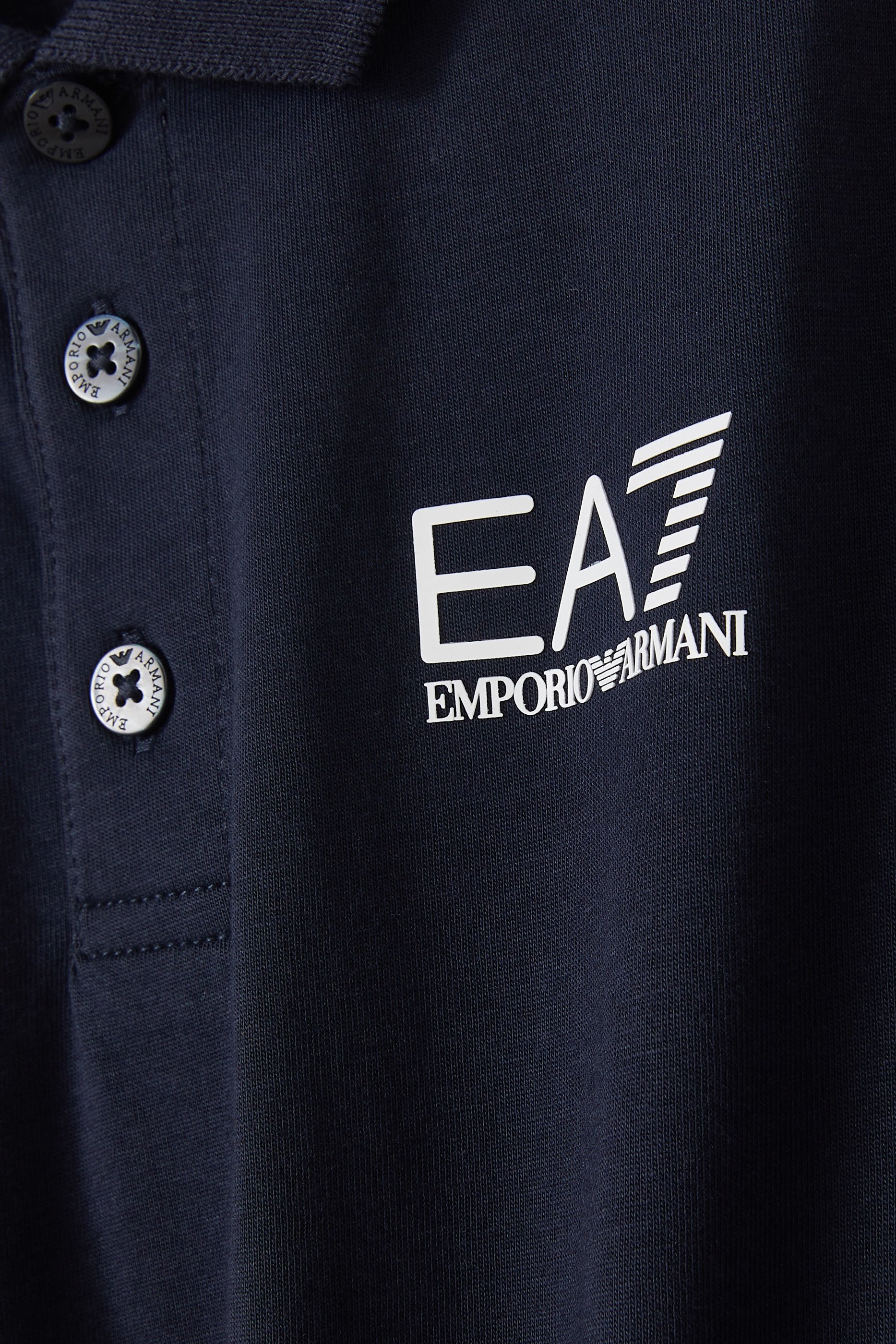 Kids EA7 Logo Polo Shirt 