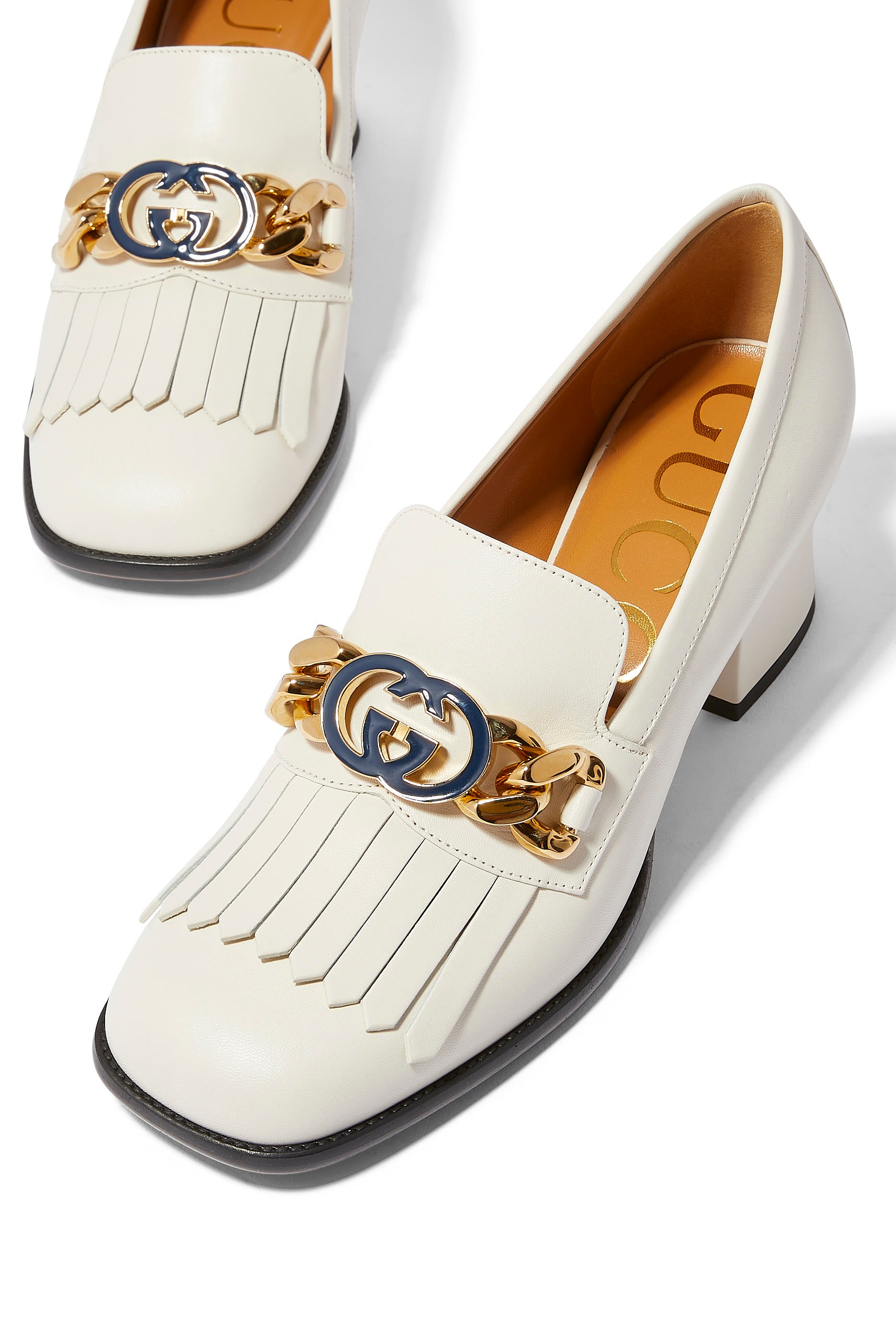 Interlocking G 55 Mid-Heel Pumps