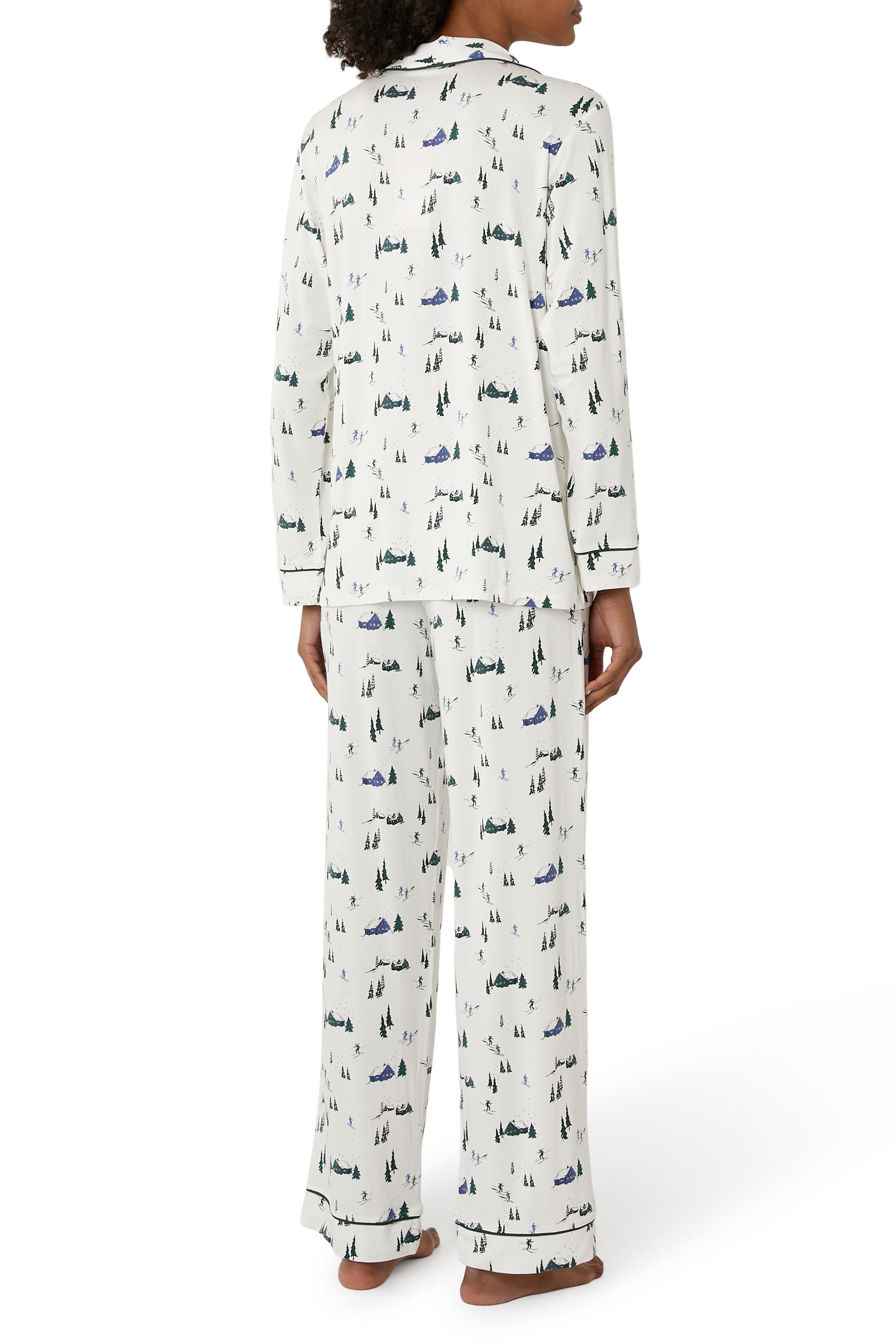 Gisele Printed TENCEL&trade; Modal Long Pajama Set