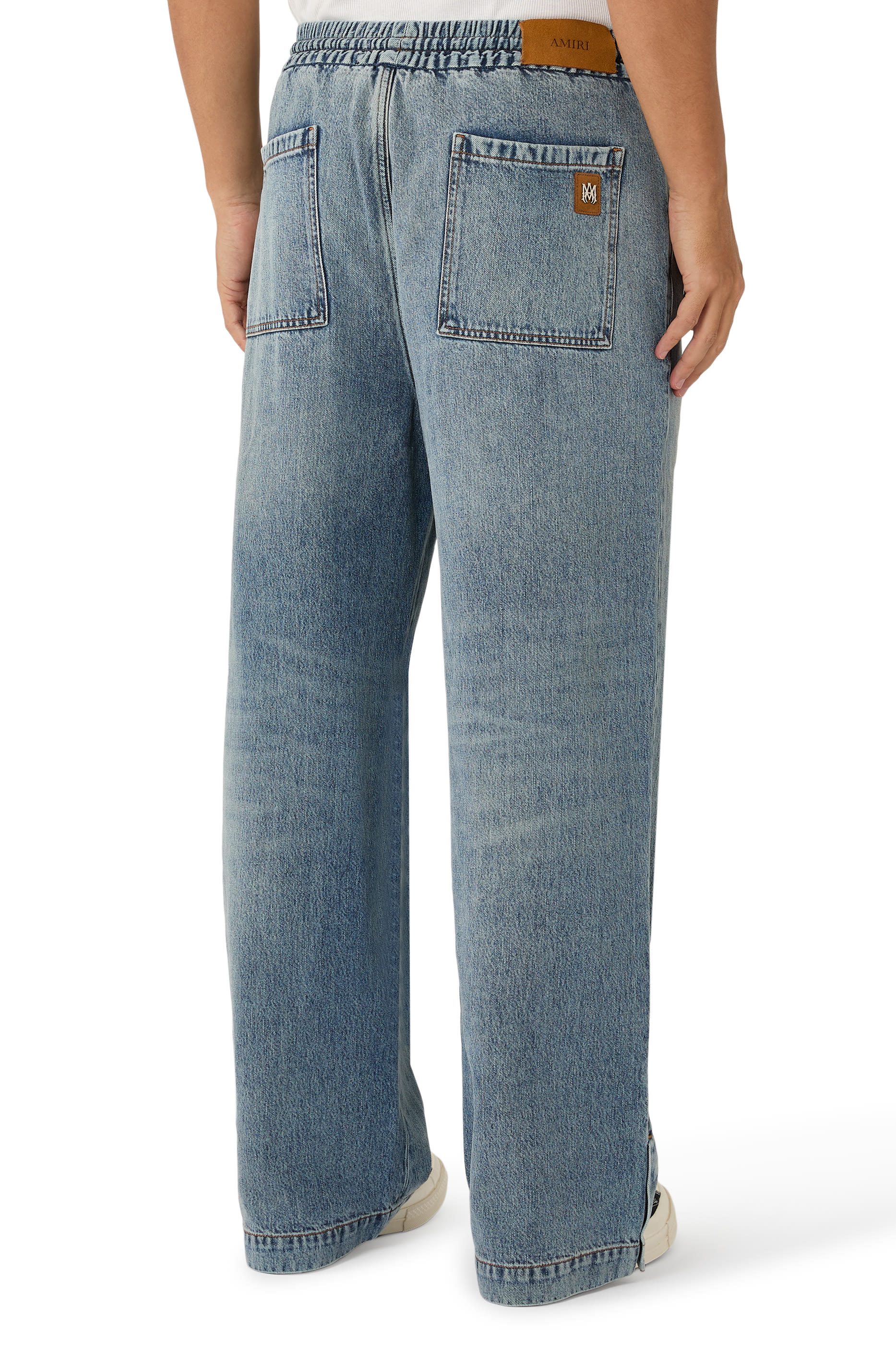 Drawstring Baggy Jeans