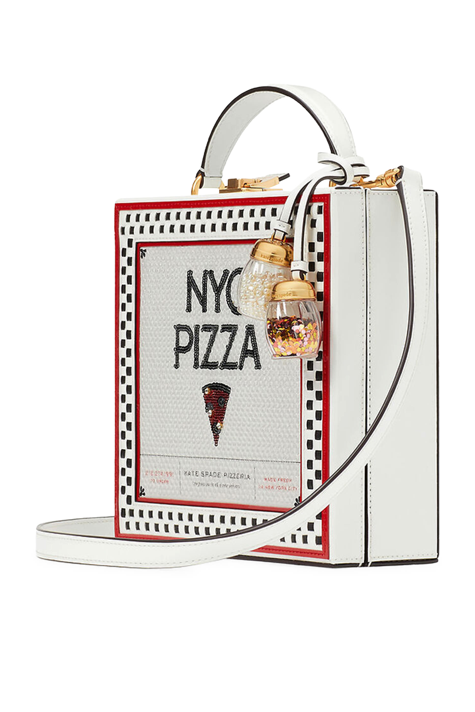 Slice 3D Pizza Box Top Handle Bag