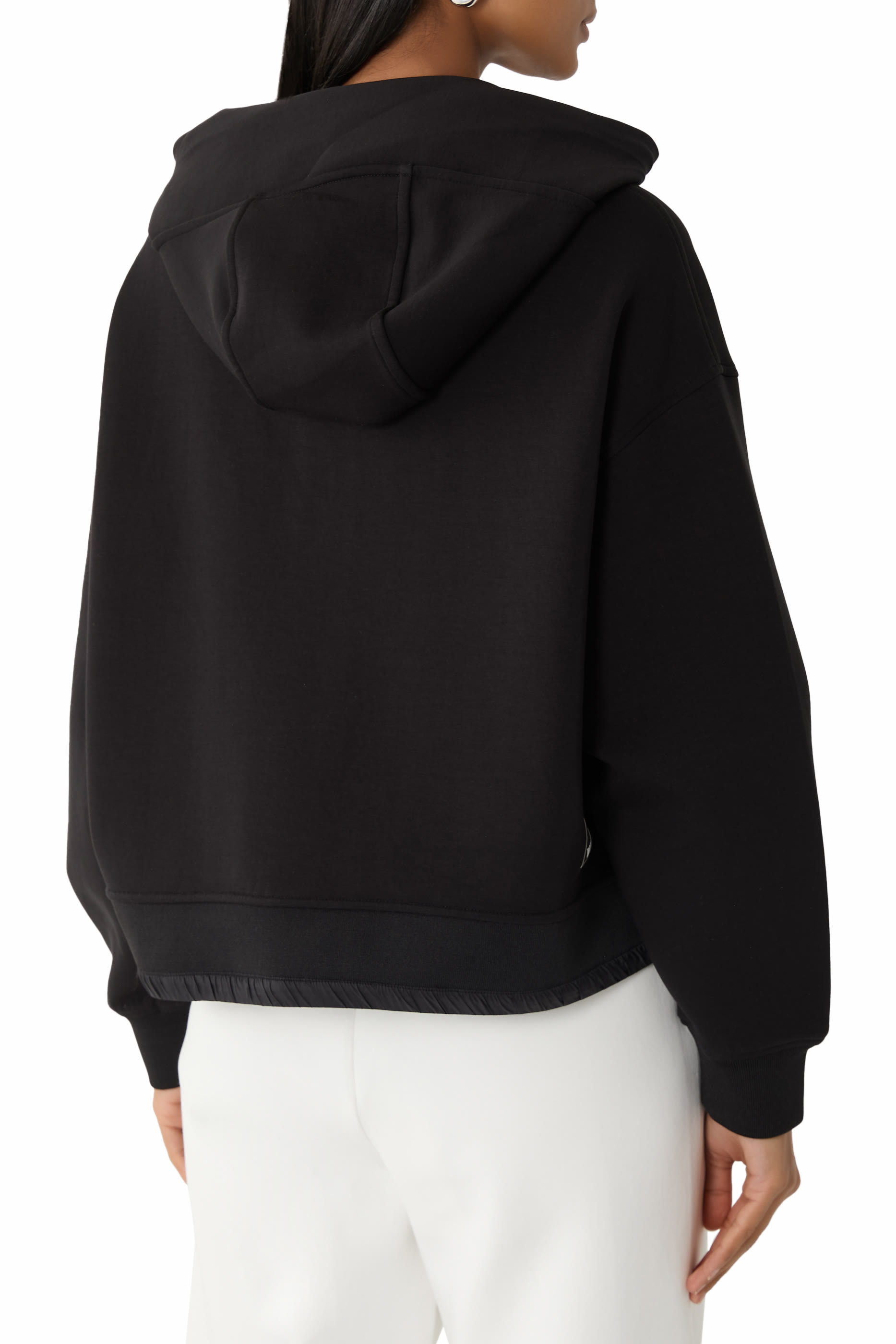 Double Jersey Zip-Up Sweatshirt