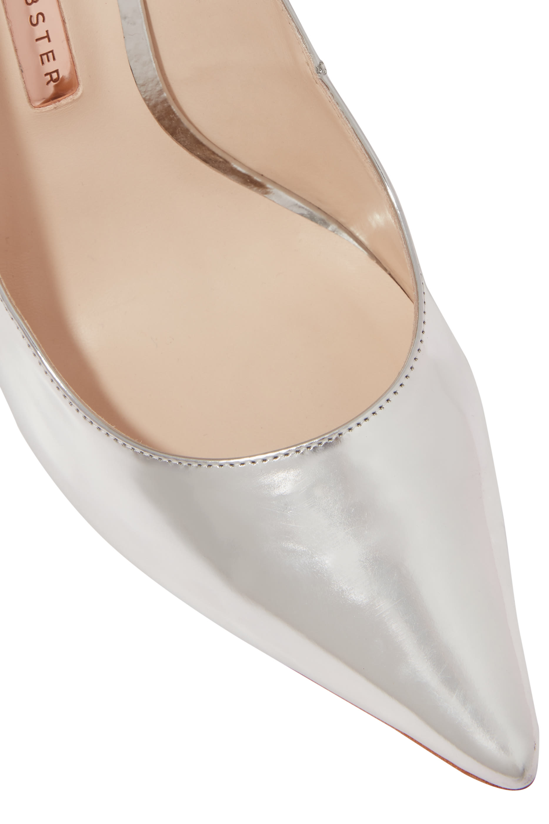 Silver Coco Crystal Pumps