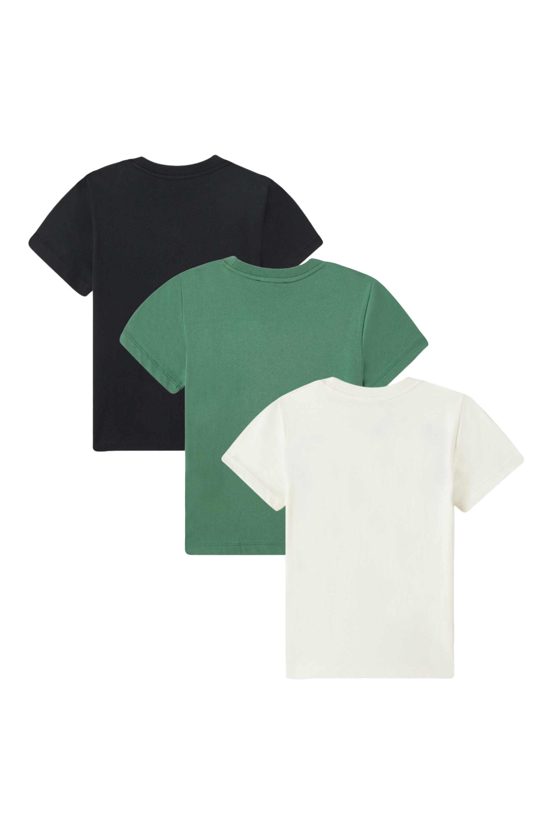 Kids Logo Print T-Shirt, Set of 3