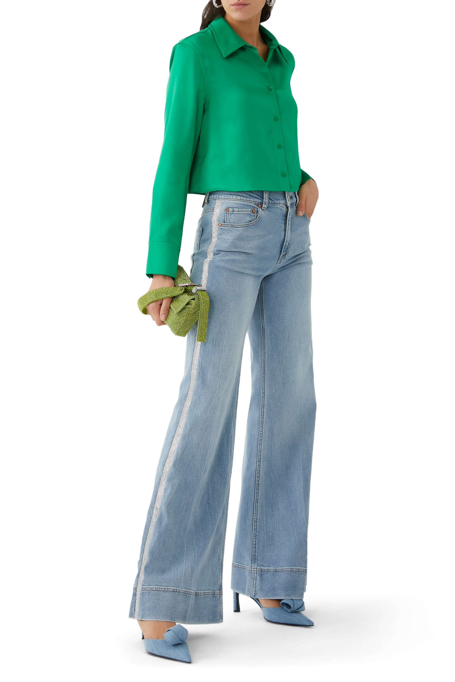 Leon Cropped Button Down