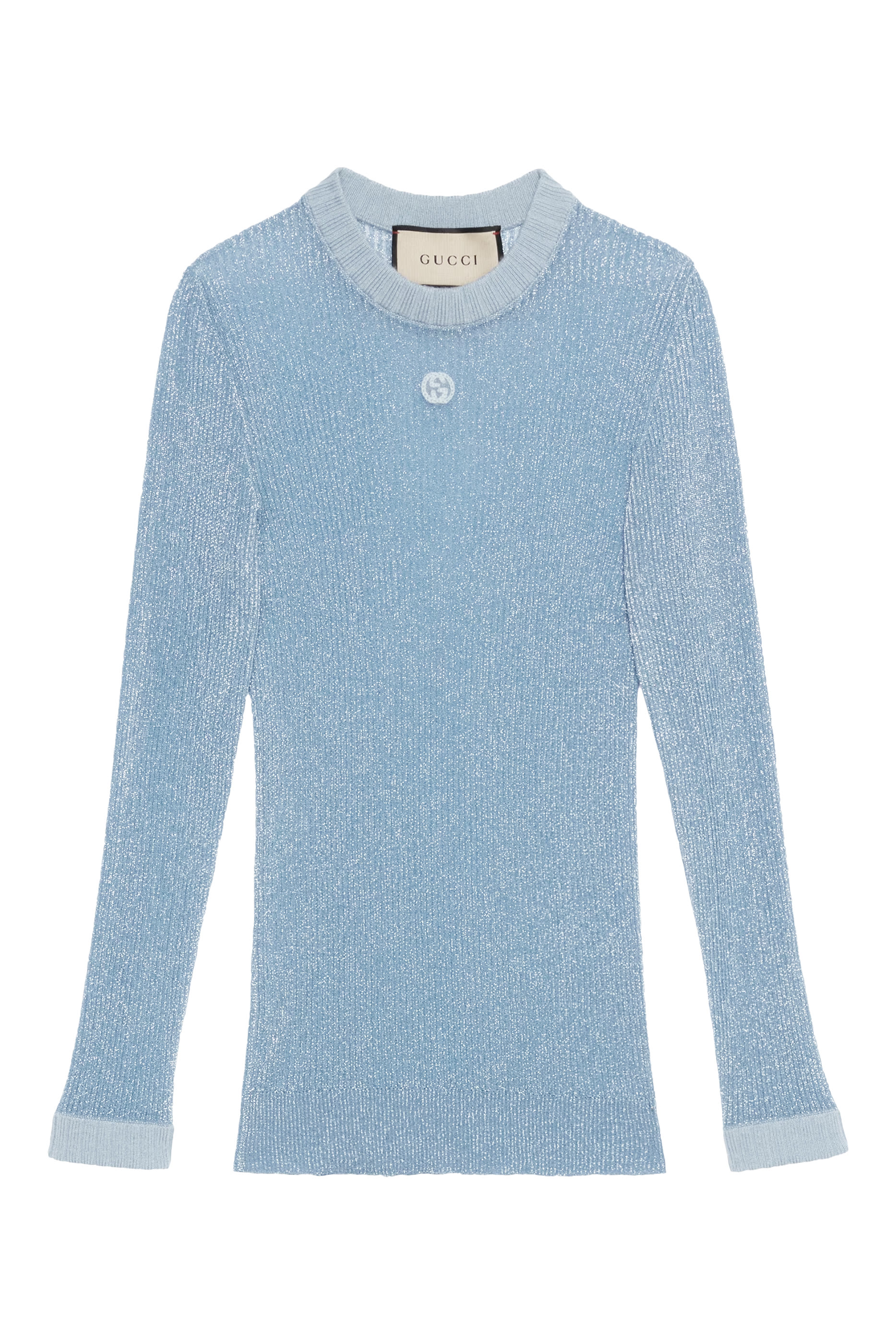 Extra Fine Lam&eacute; Knit Top