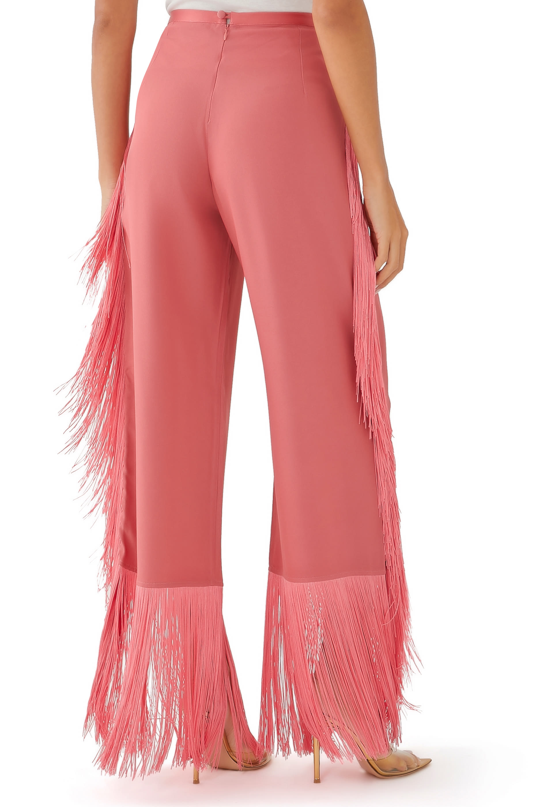 Nevada Fringe Wide-Leg Pants