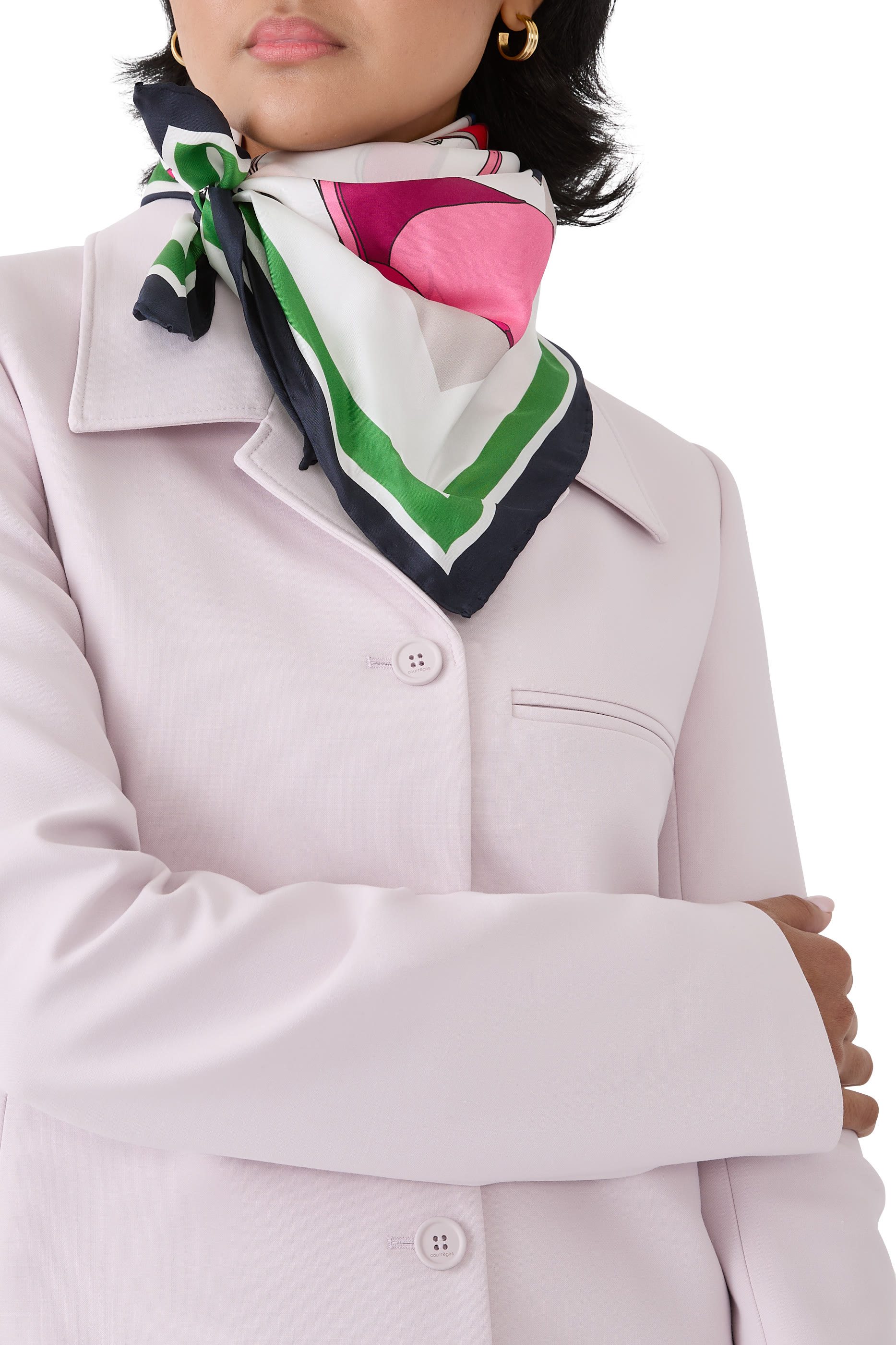 Shoe Silk Square Scarf