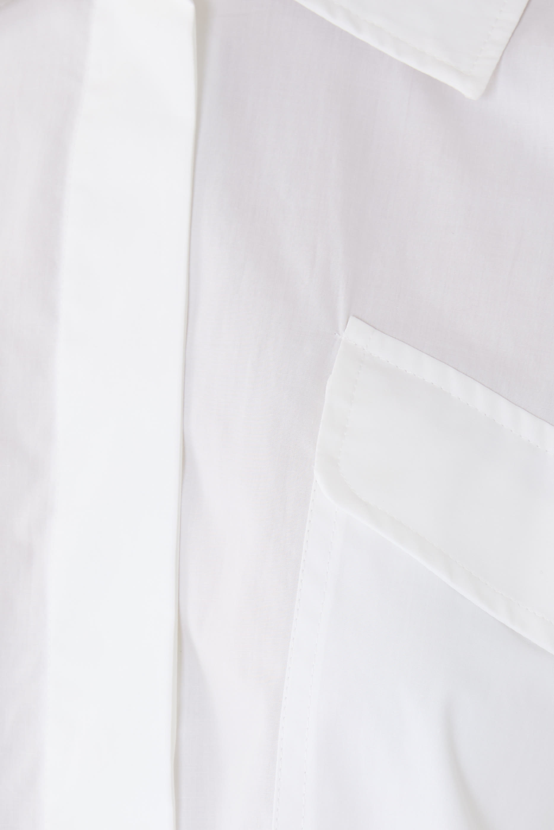 Front-Pocket Button-Up Shirt