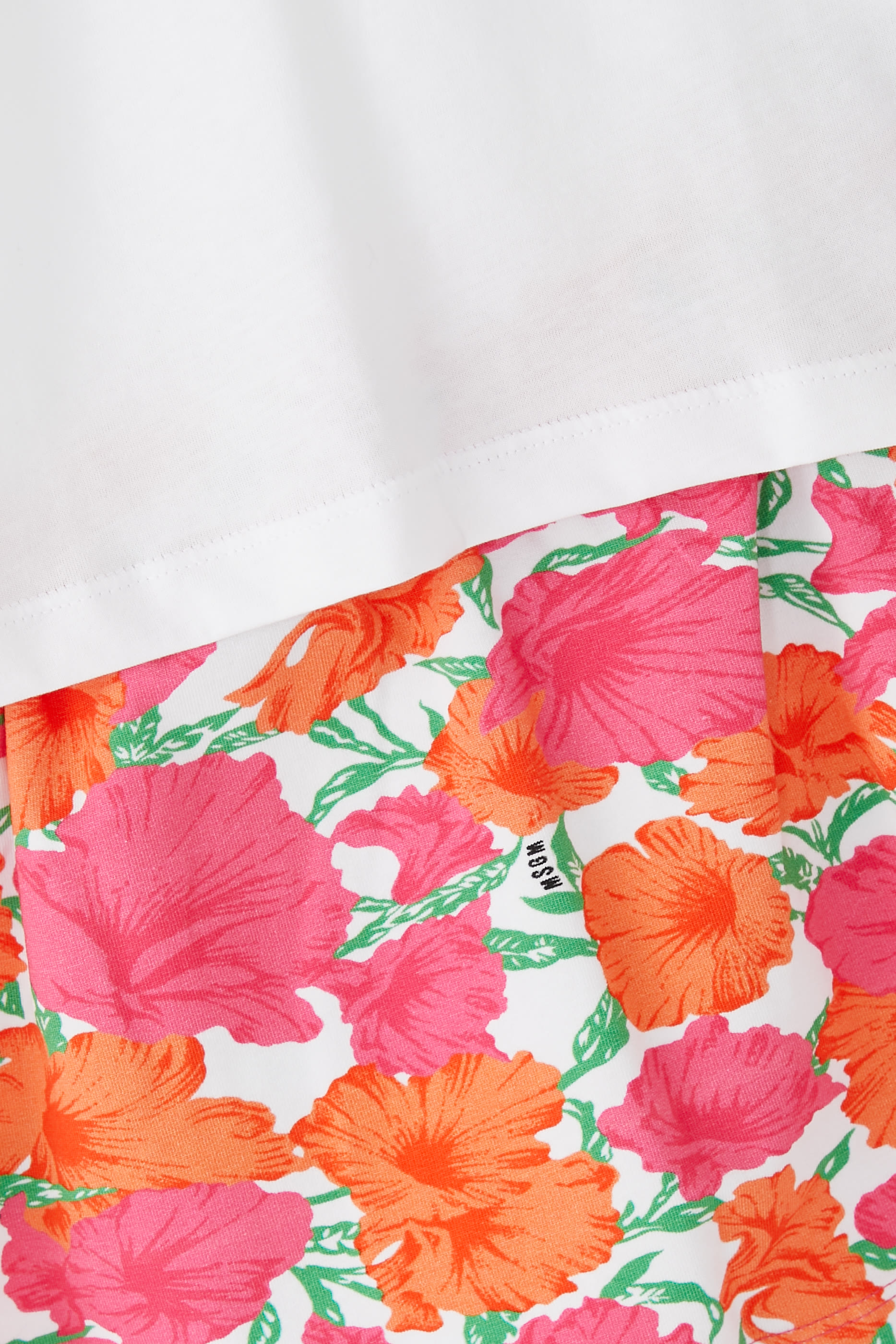 Kids Floral T-Shirt & Skirt Set