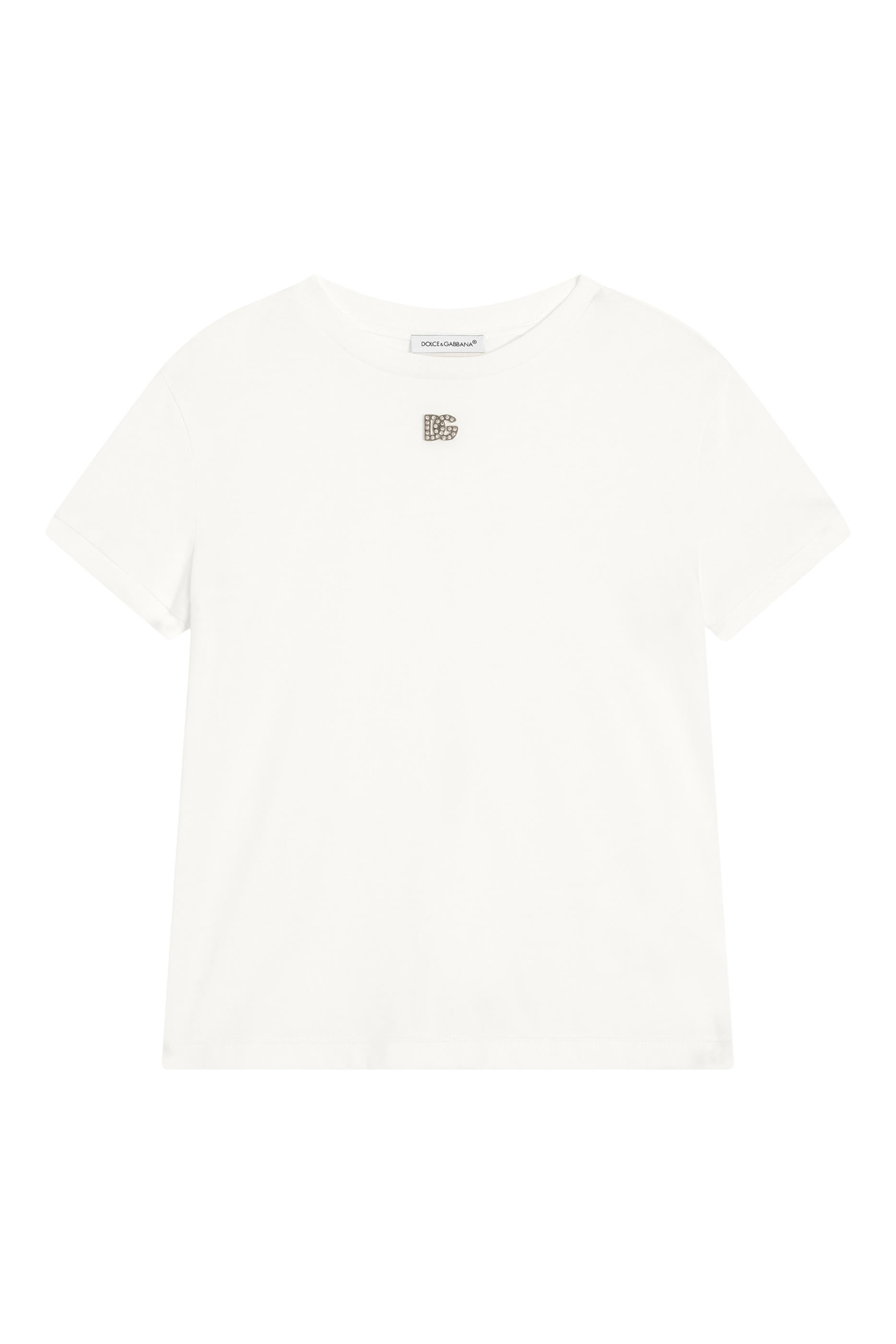 Kids DG Logo Round Neck T-Shirt