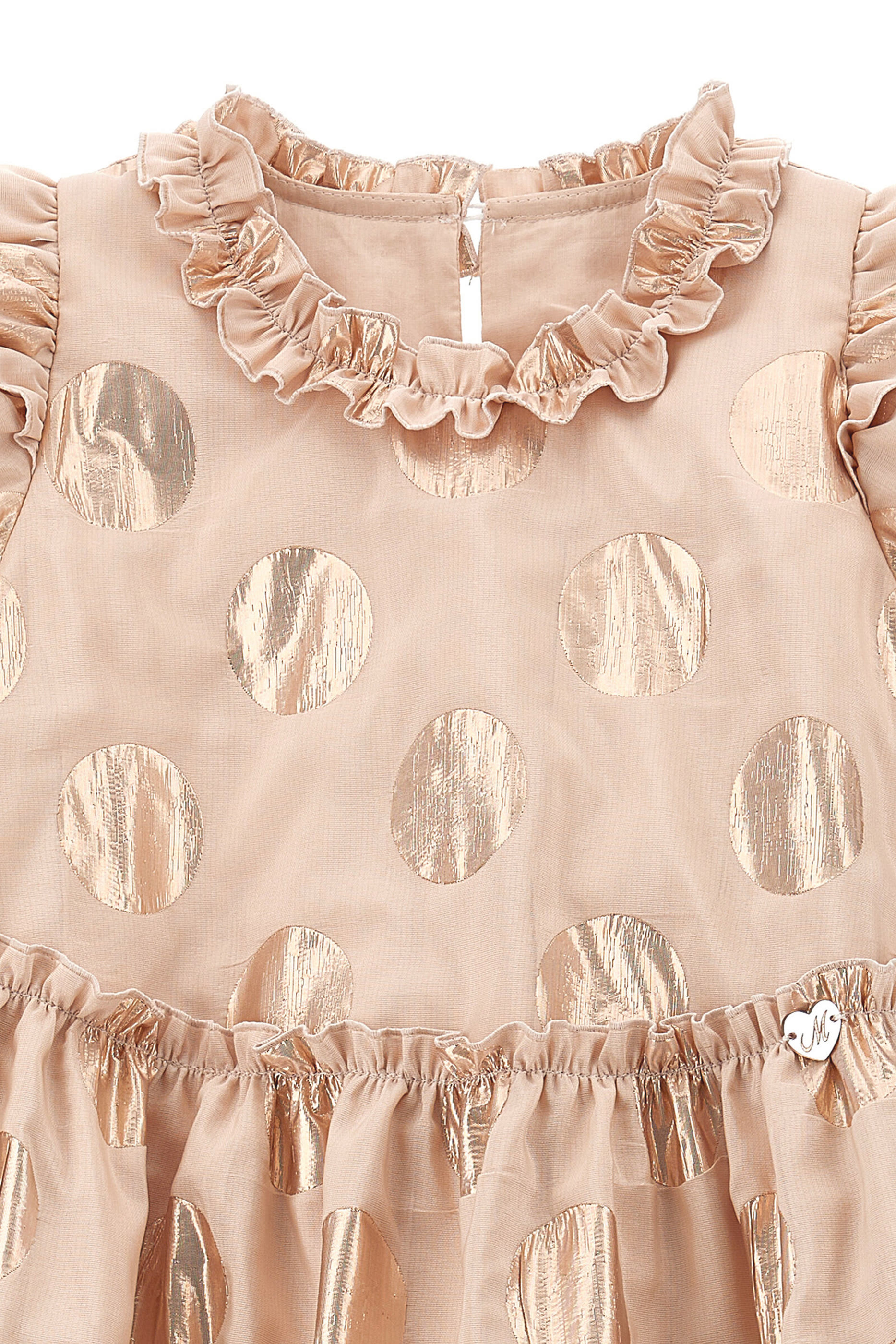 Kids Short Sleeve Flared Dress