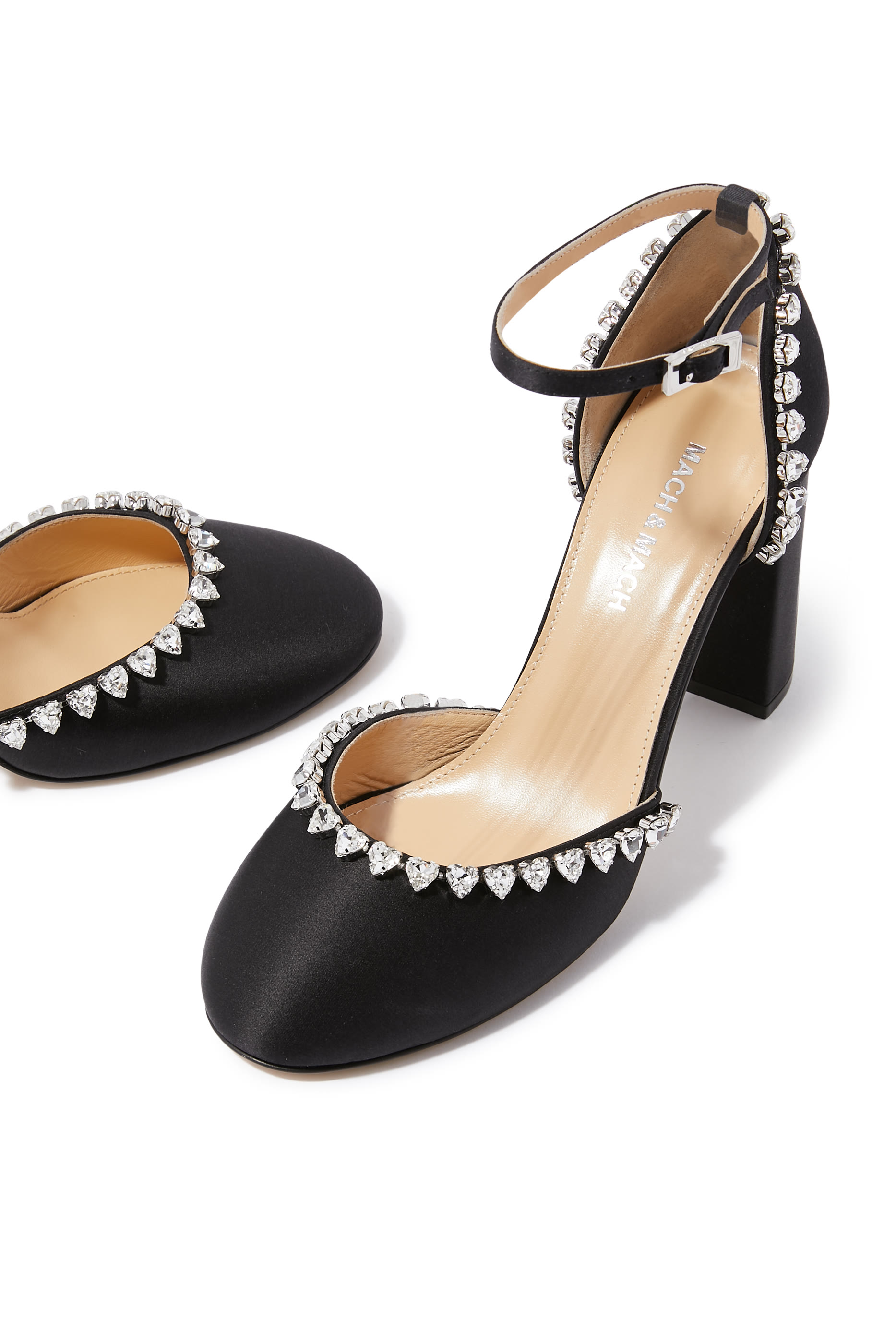 Audrey 95 Satin Pumps